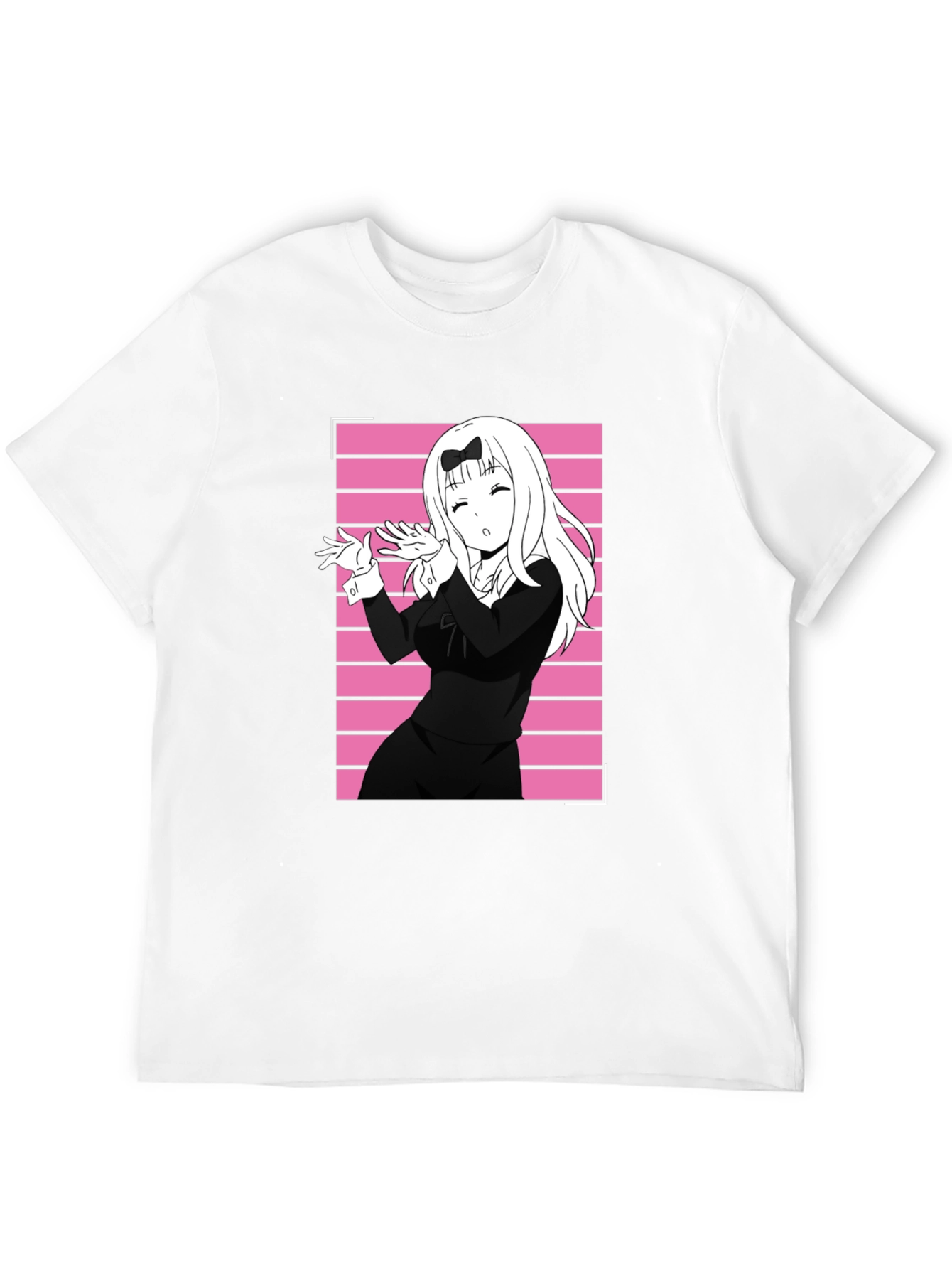 Anime Girl Black T-Shirt