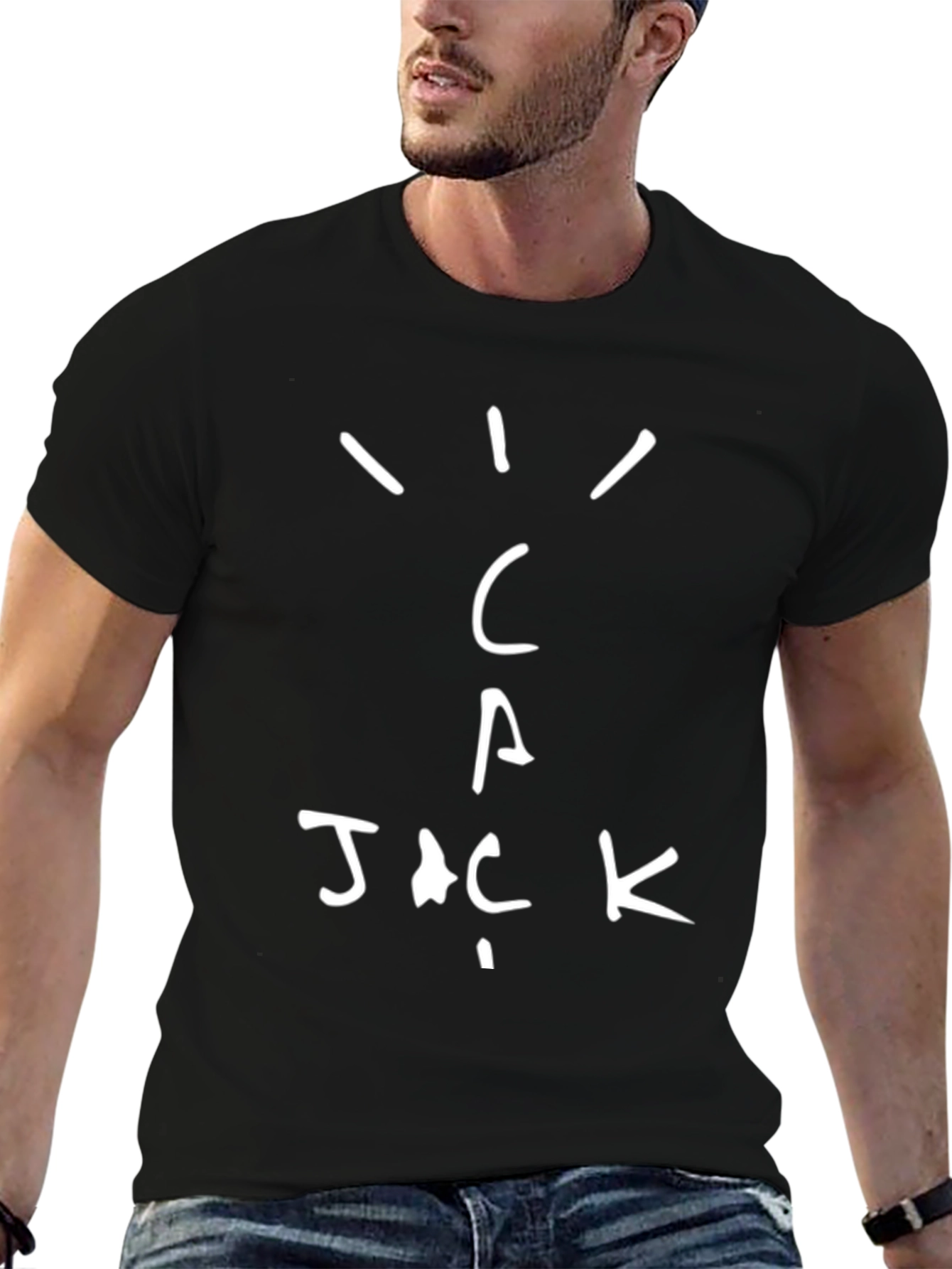 Cactus Jack Black Graphic Tee