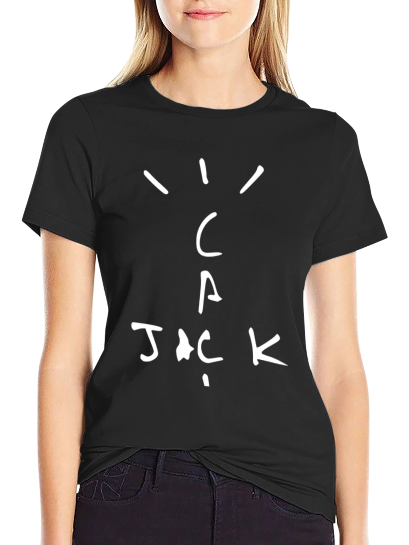 Cactus Jack Black Graphic Tee