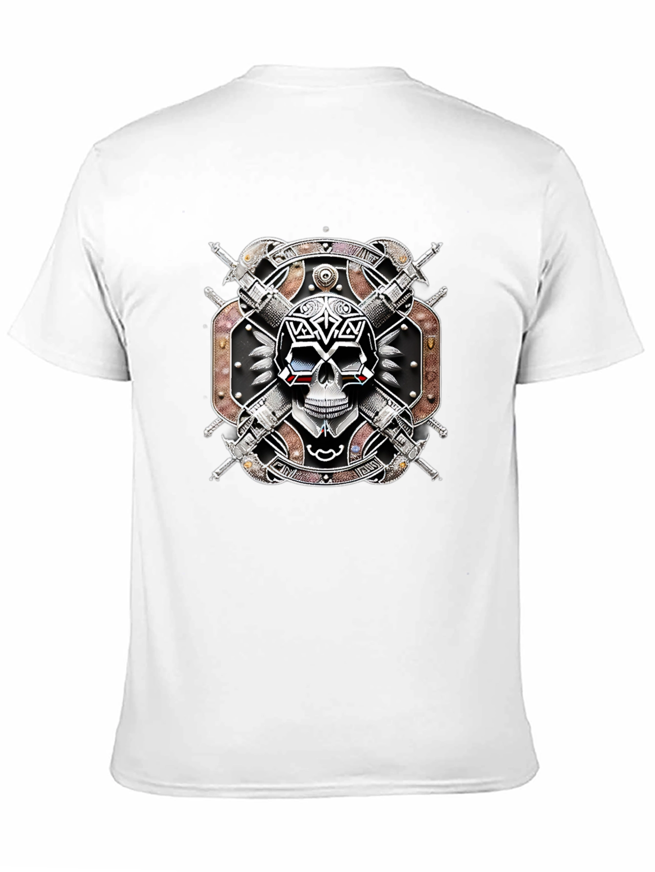 Skull & Swords T-Shirt - Edgy Graphic Tee