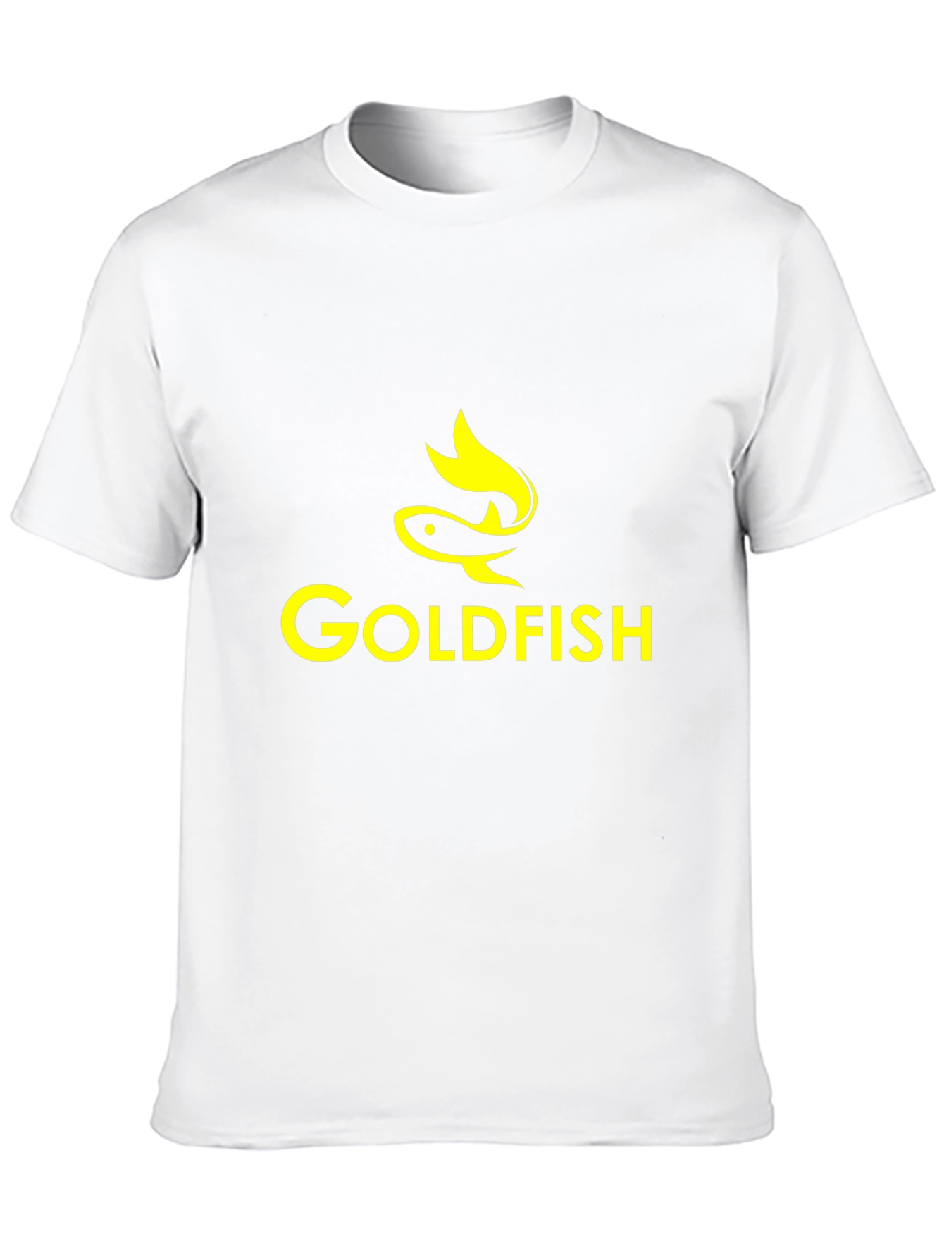 Goldfish Graphic Print Black T-Shirt