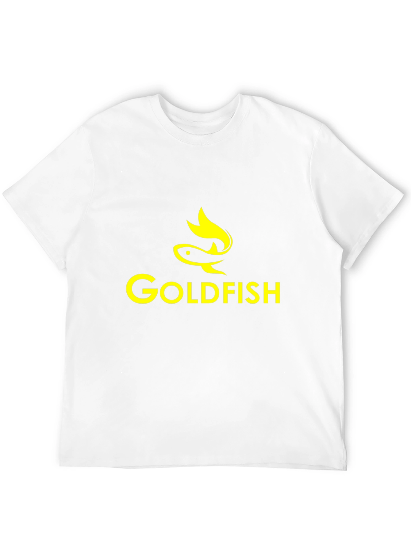 Goldfish Graphic Print Black T-Shirt
