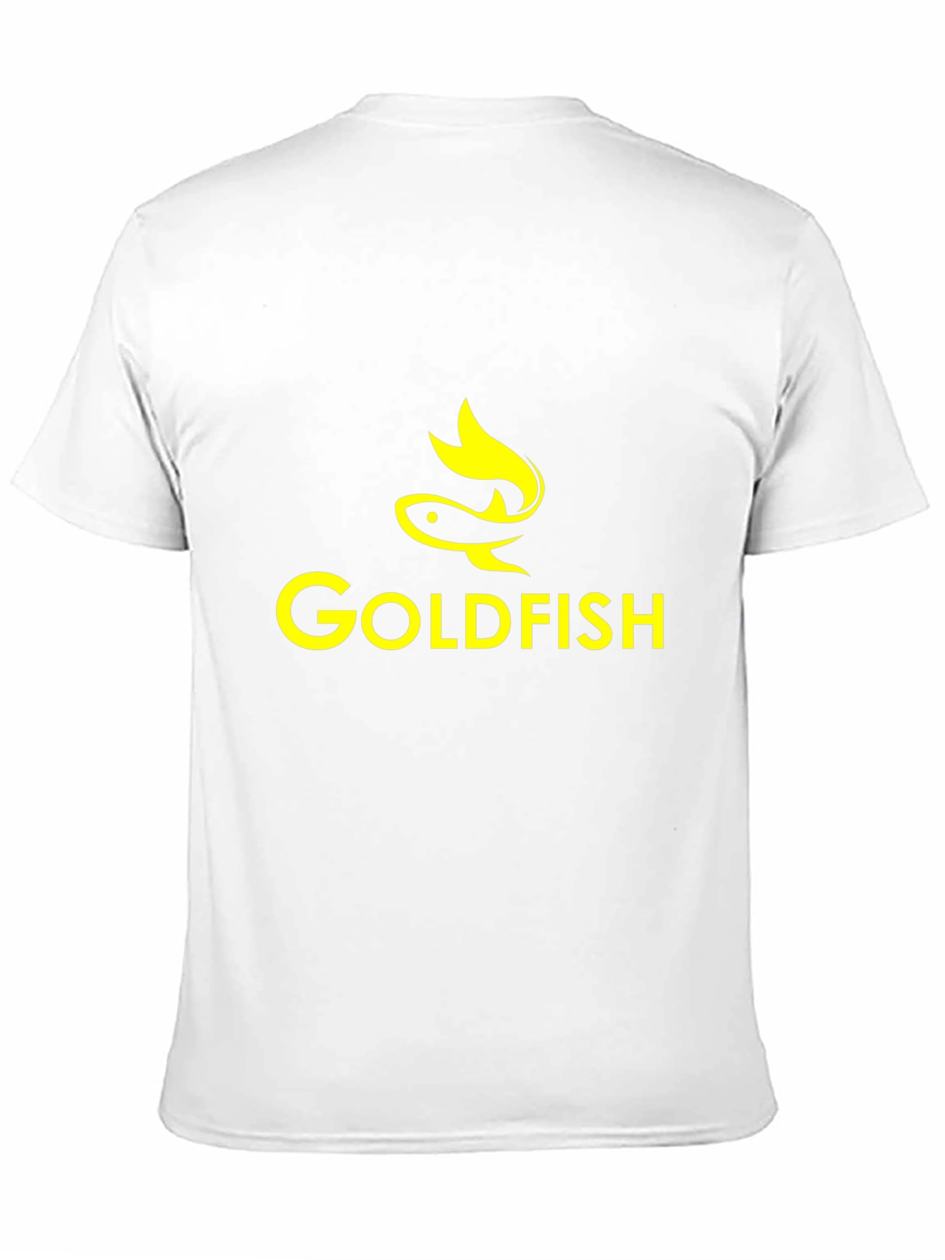 Goldfish Graphic Print Black T-Shirt