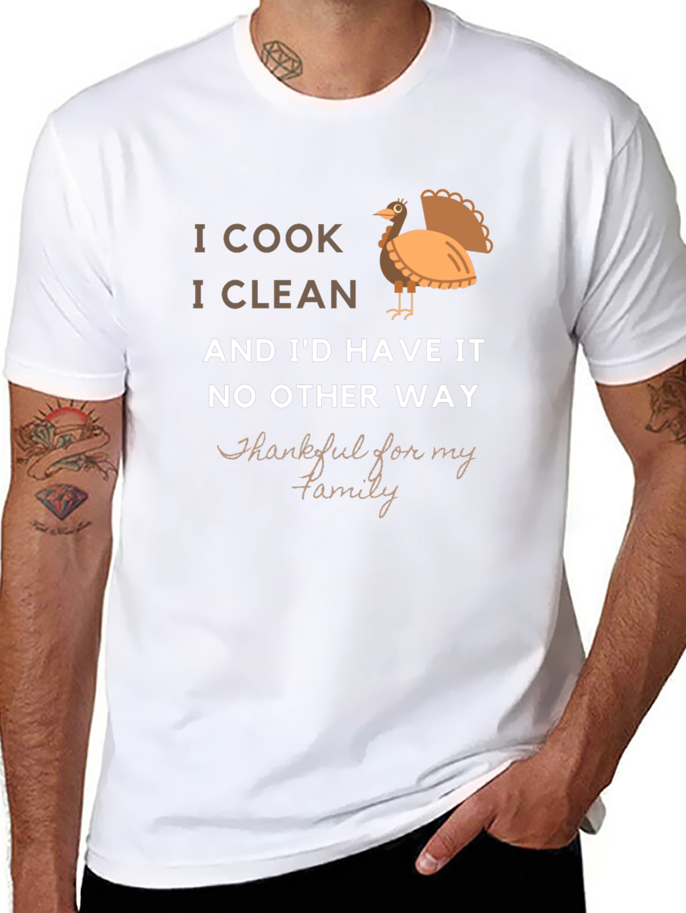 I Cook I Clean Thanksgiving T-Shirt