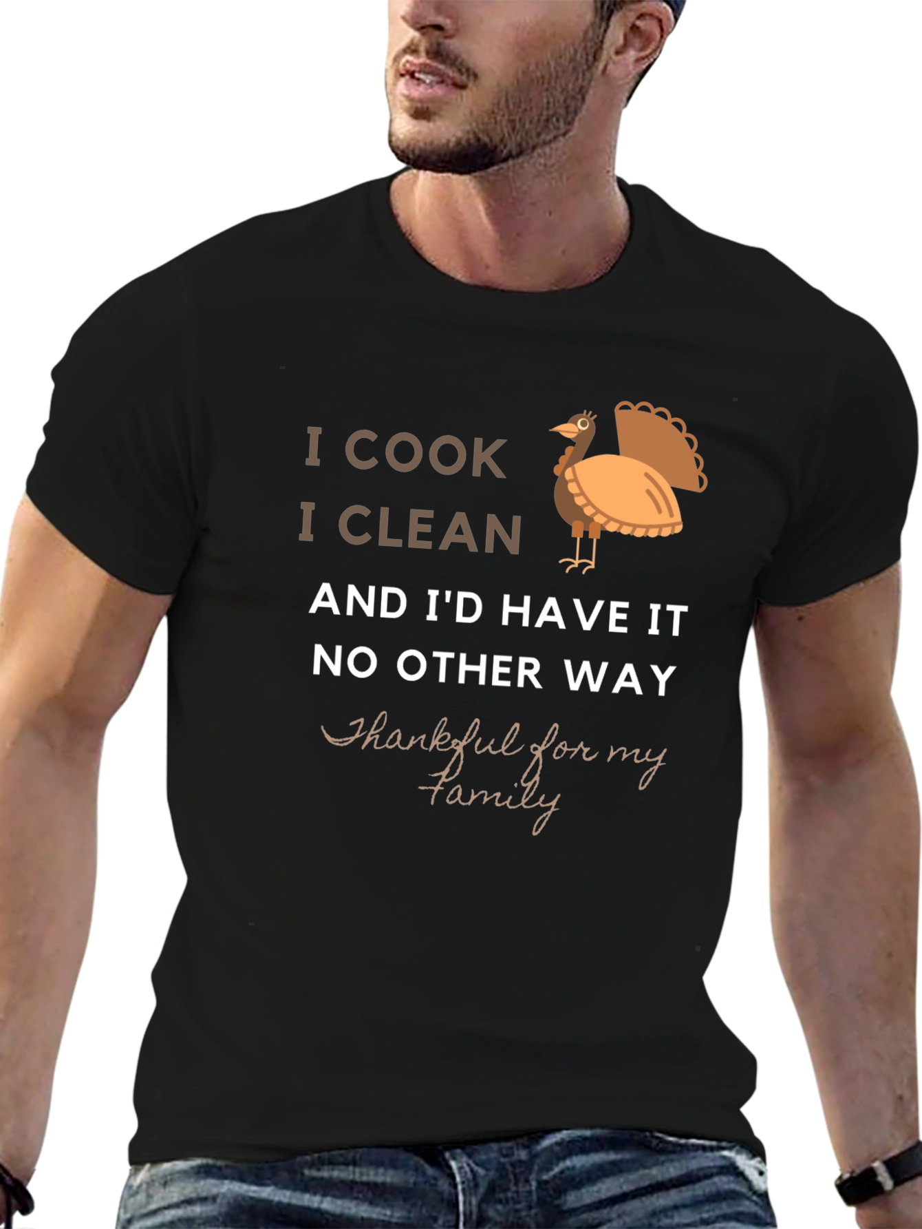 I Cook I Clean Thanksgiving T-Shirt