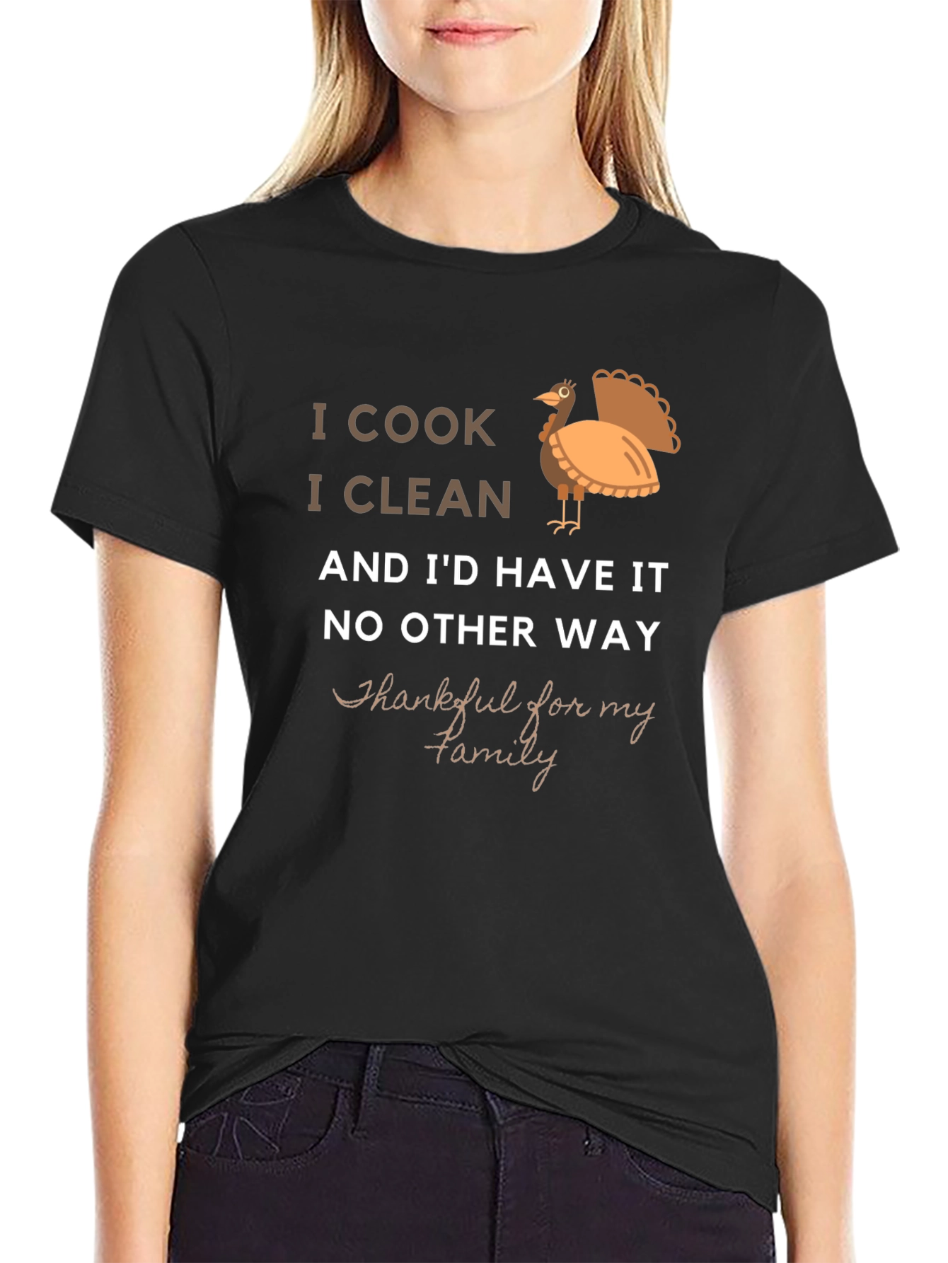 I Cook I Clean Thanksgiving T-Shirt