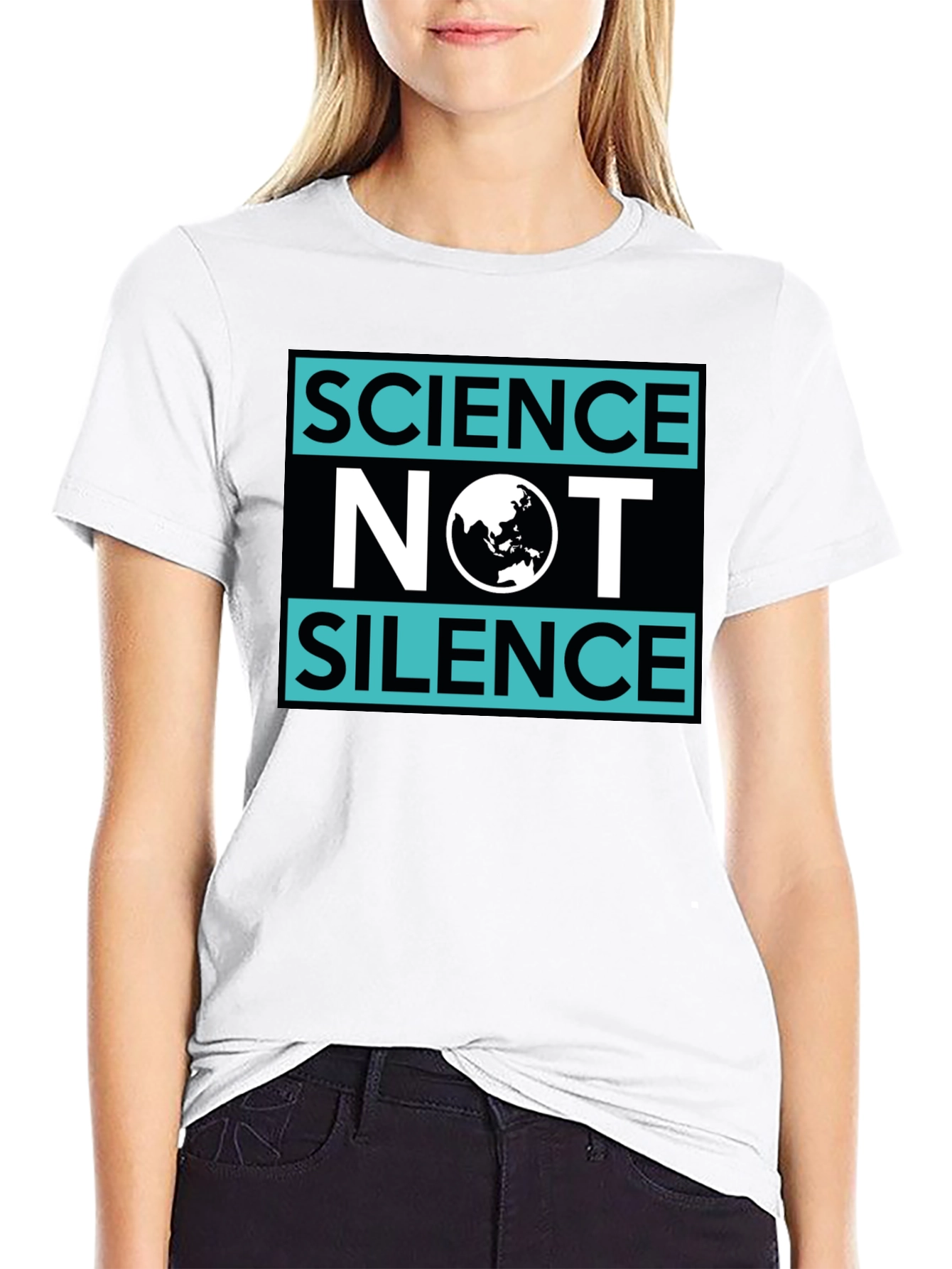 Science Not Silence Graphic T-Shirt