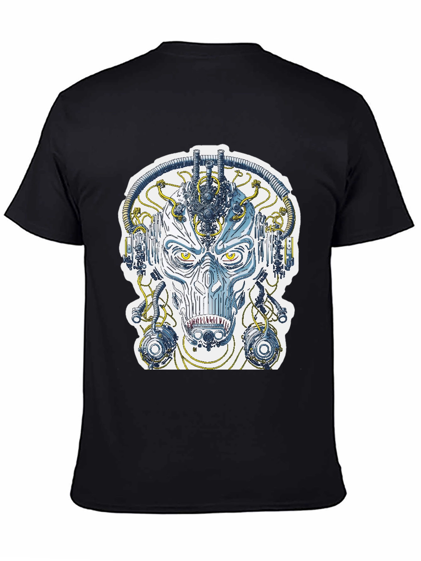 Cyberpunk Face T-Shirt - Sci-Fi Graphic Tee