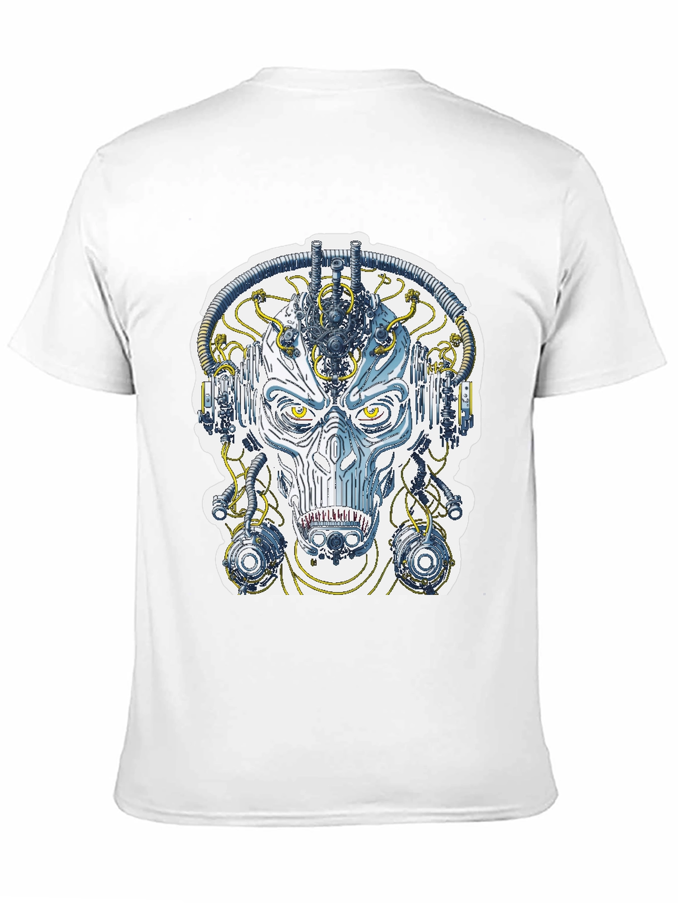 Cyberpunk Face T-Shirt - Sci-Fi Graphic Tee
