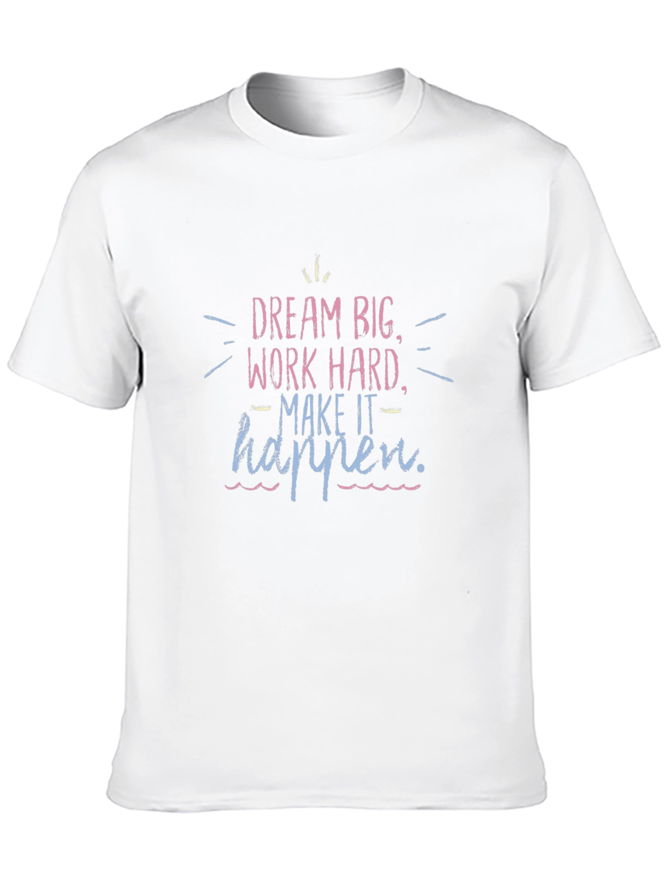 Motivational Dream Big Black T-Shirt