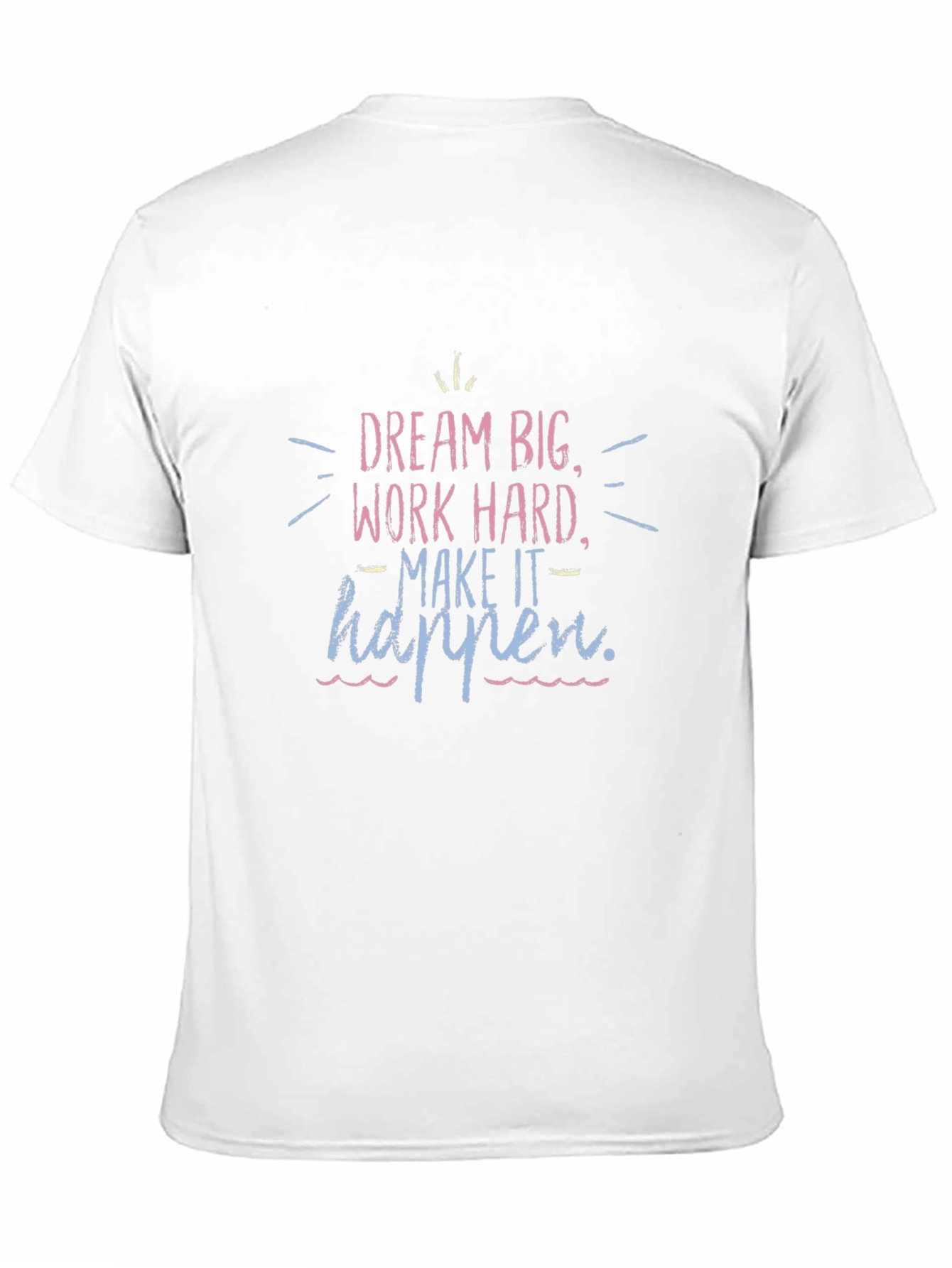 Motivational Dream Big Black T-Shirt