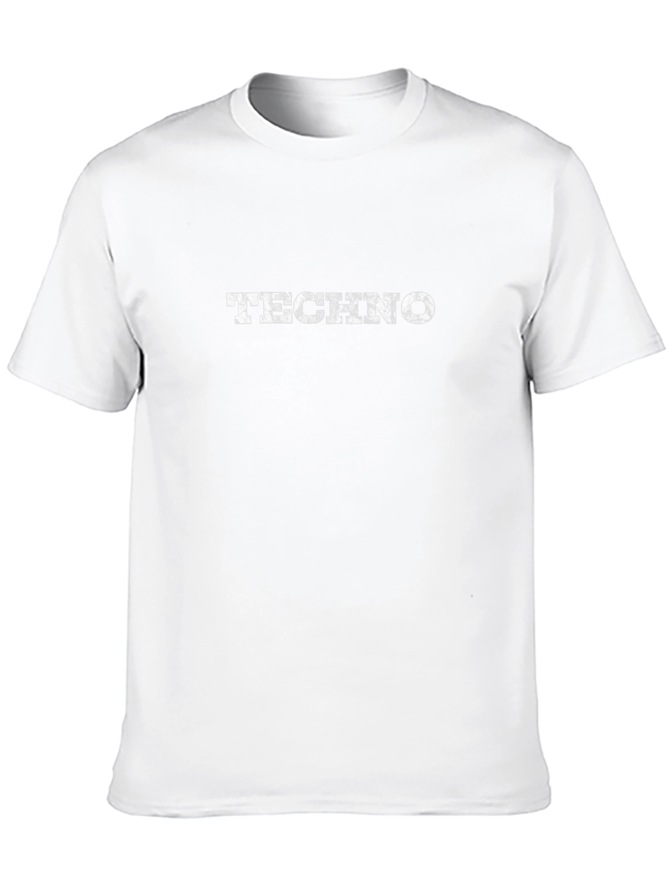 Distressed Techno T-Shirt - Cool Graphic Tee