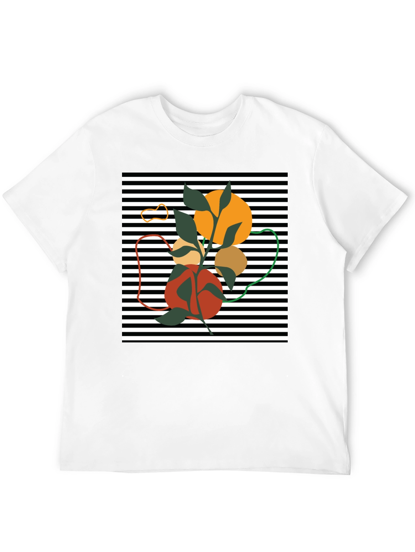 Abstract Graphic Tee - Modern Art Shirt