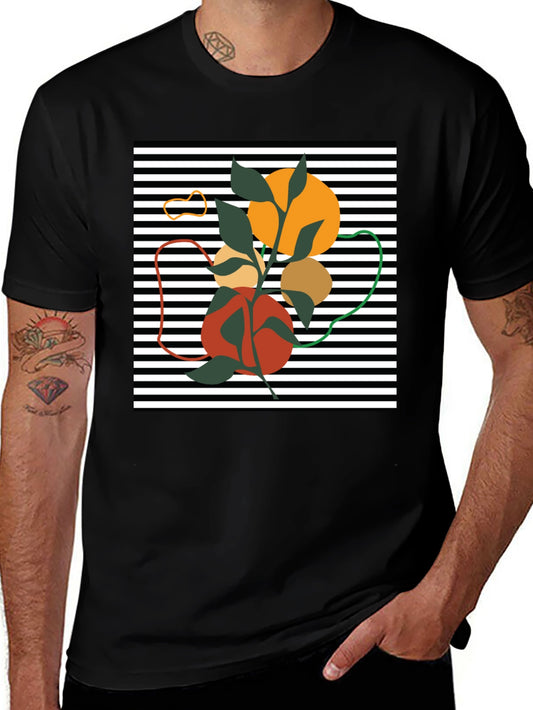 Abstract Graphic Tee - Modern Art Shirt