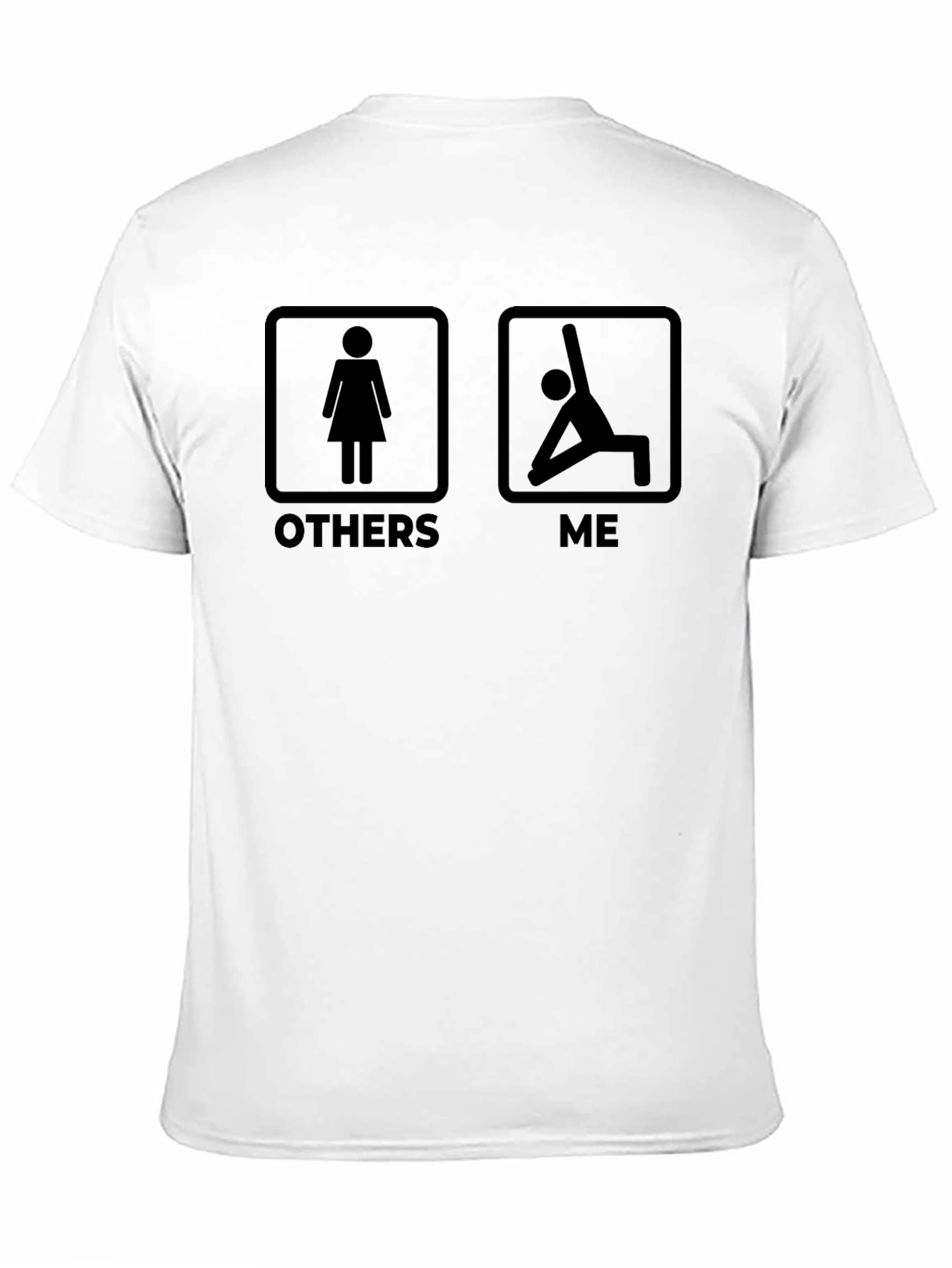 Yoga Lovers T-Shirt - Others vs. Me Funny Tee