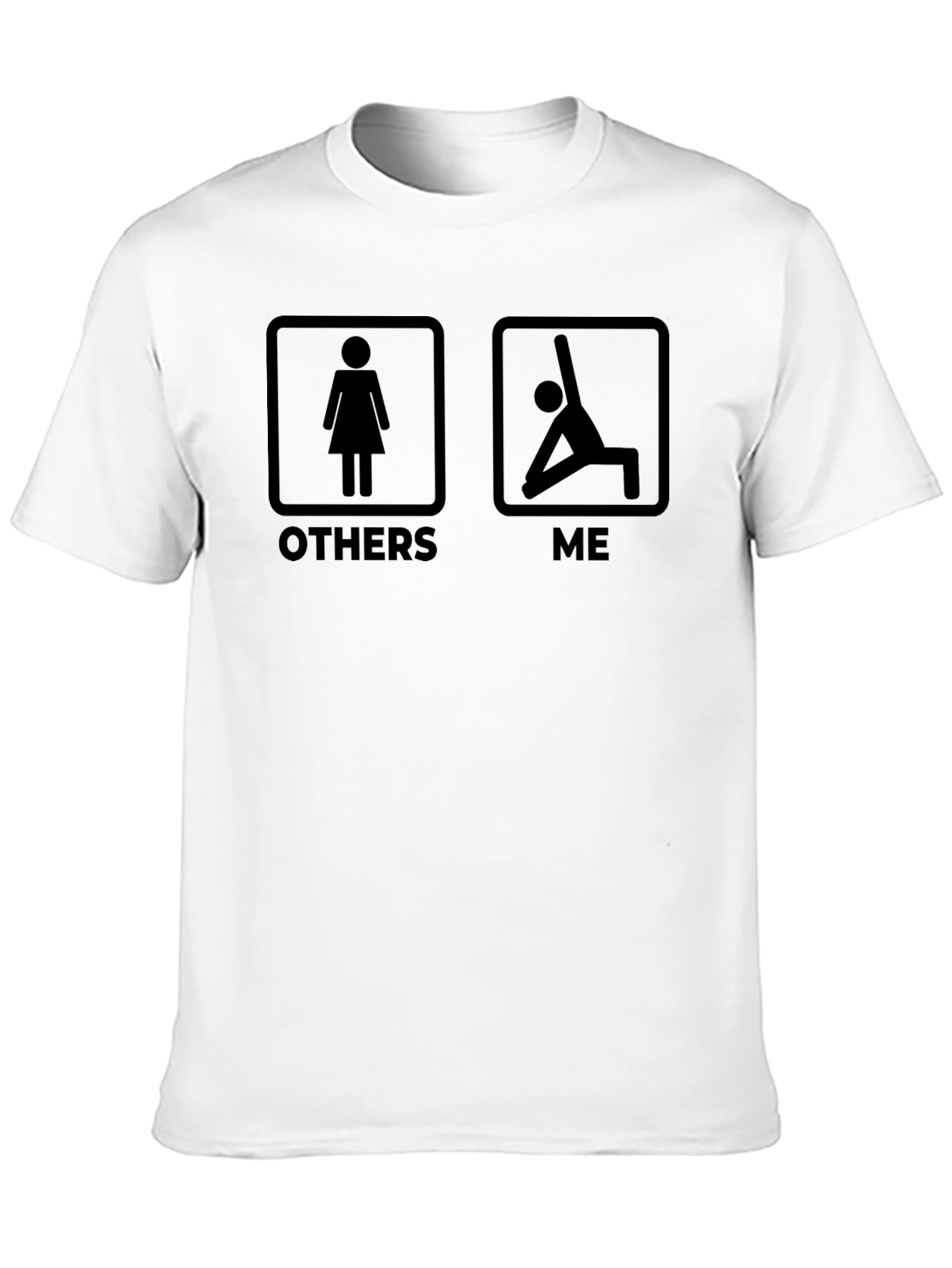 Yoga Lovers T-Shirt - Others vs. Me Funny Tee