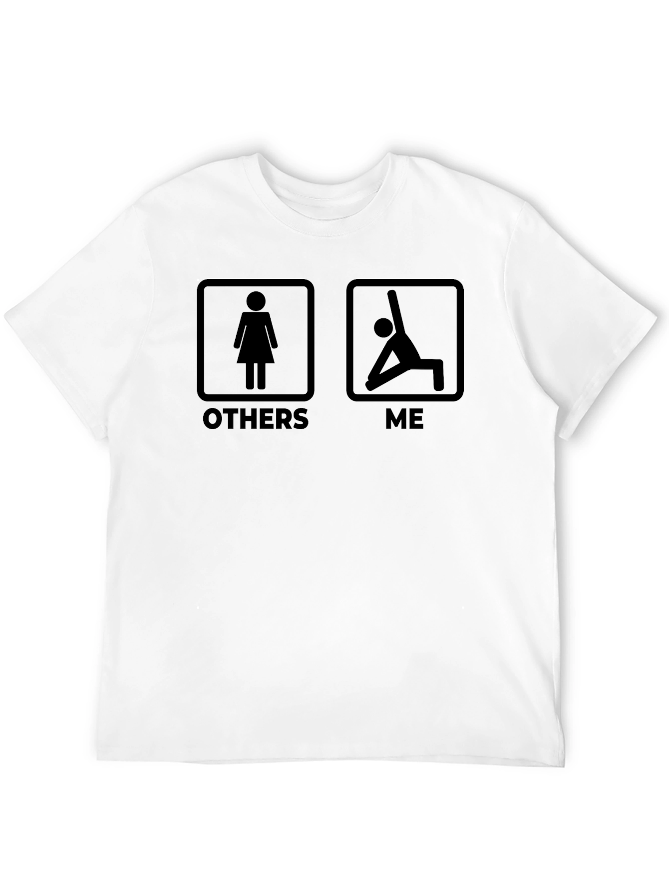 Yoga Lovers T-Shirt - Others vs. Me Funny Tee
