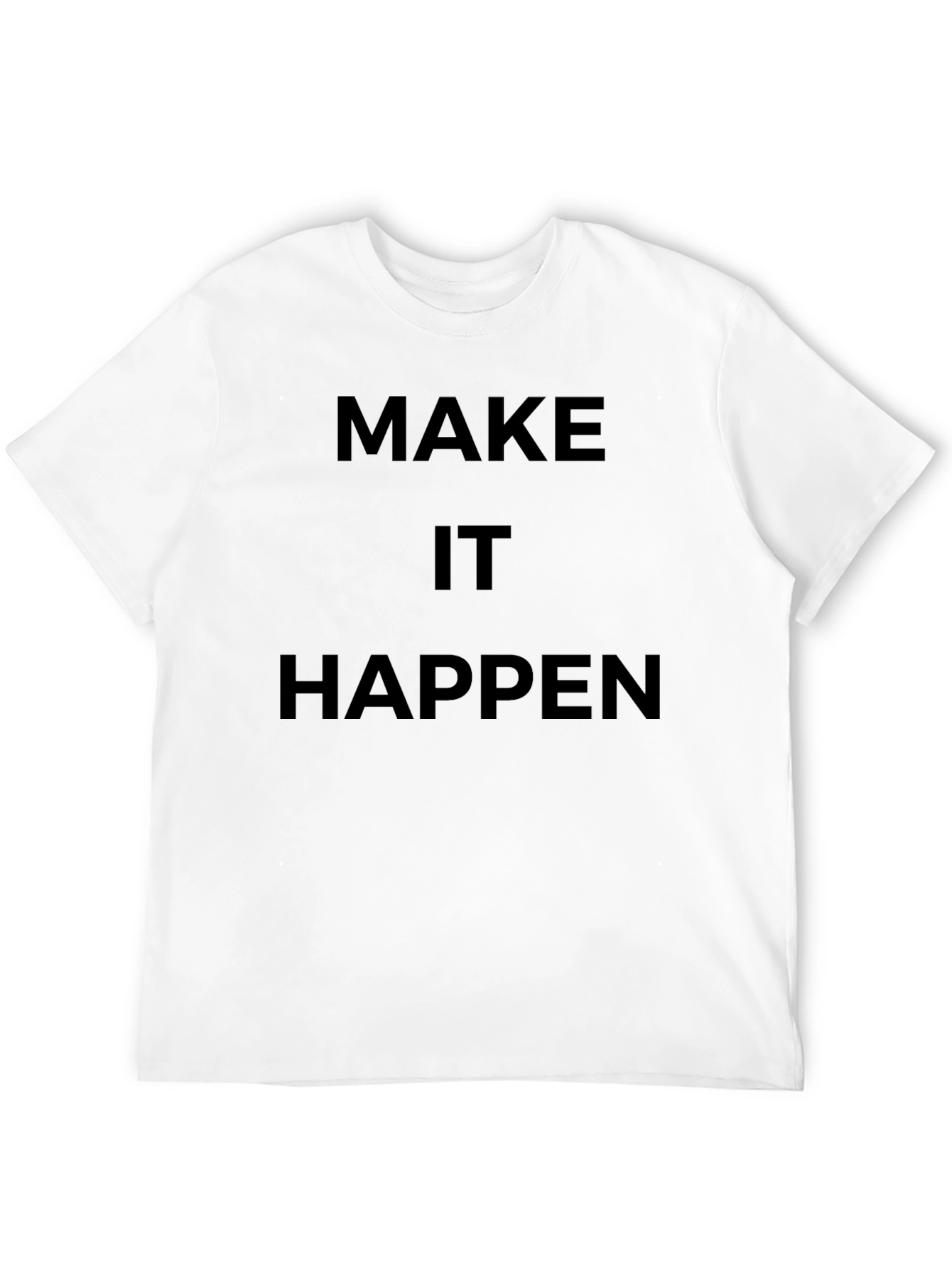 Make It Happen Graphic Tee - Black