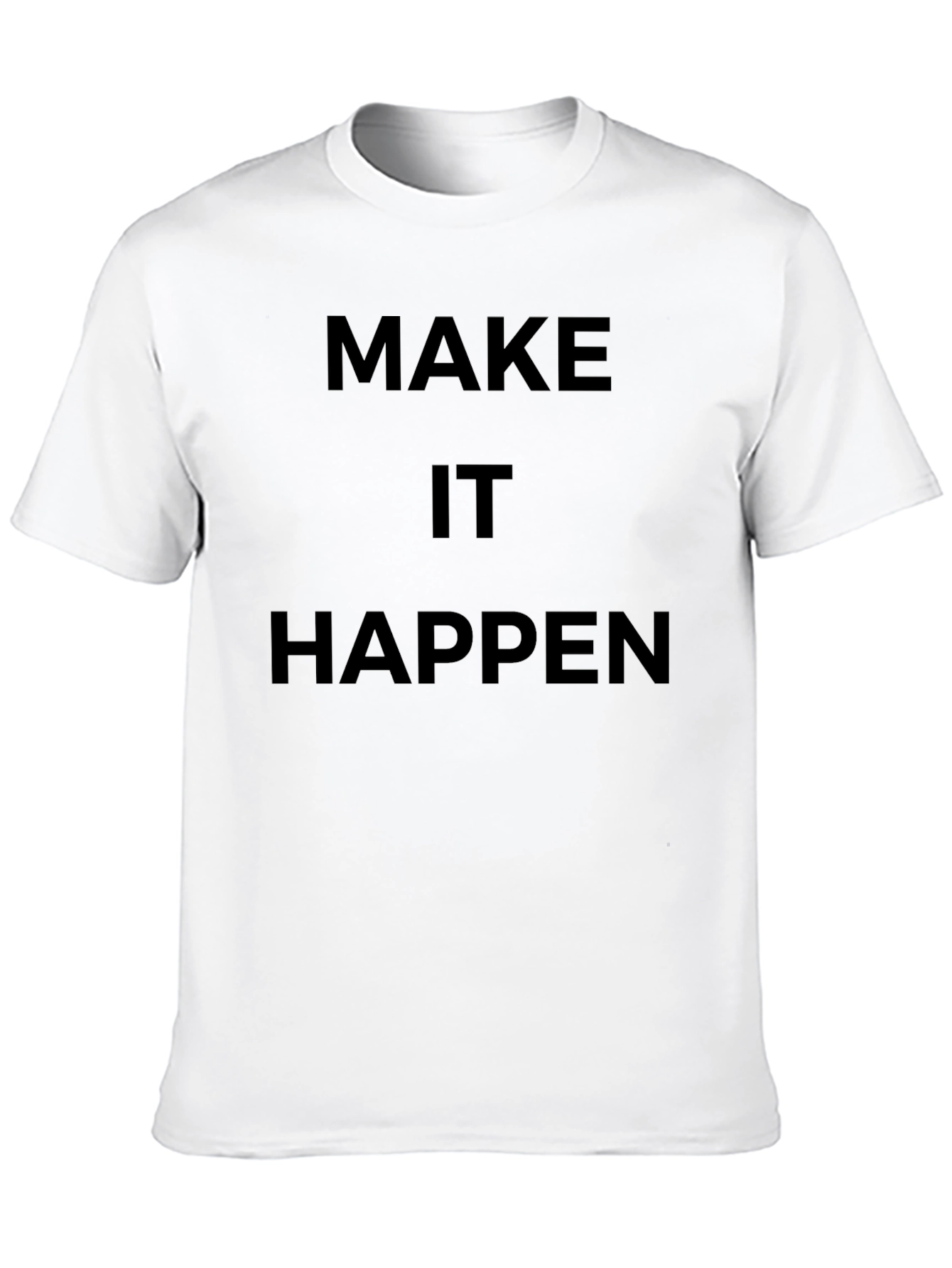 Make It Happen Graphic Tee - Black