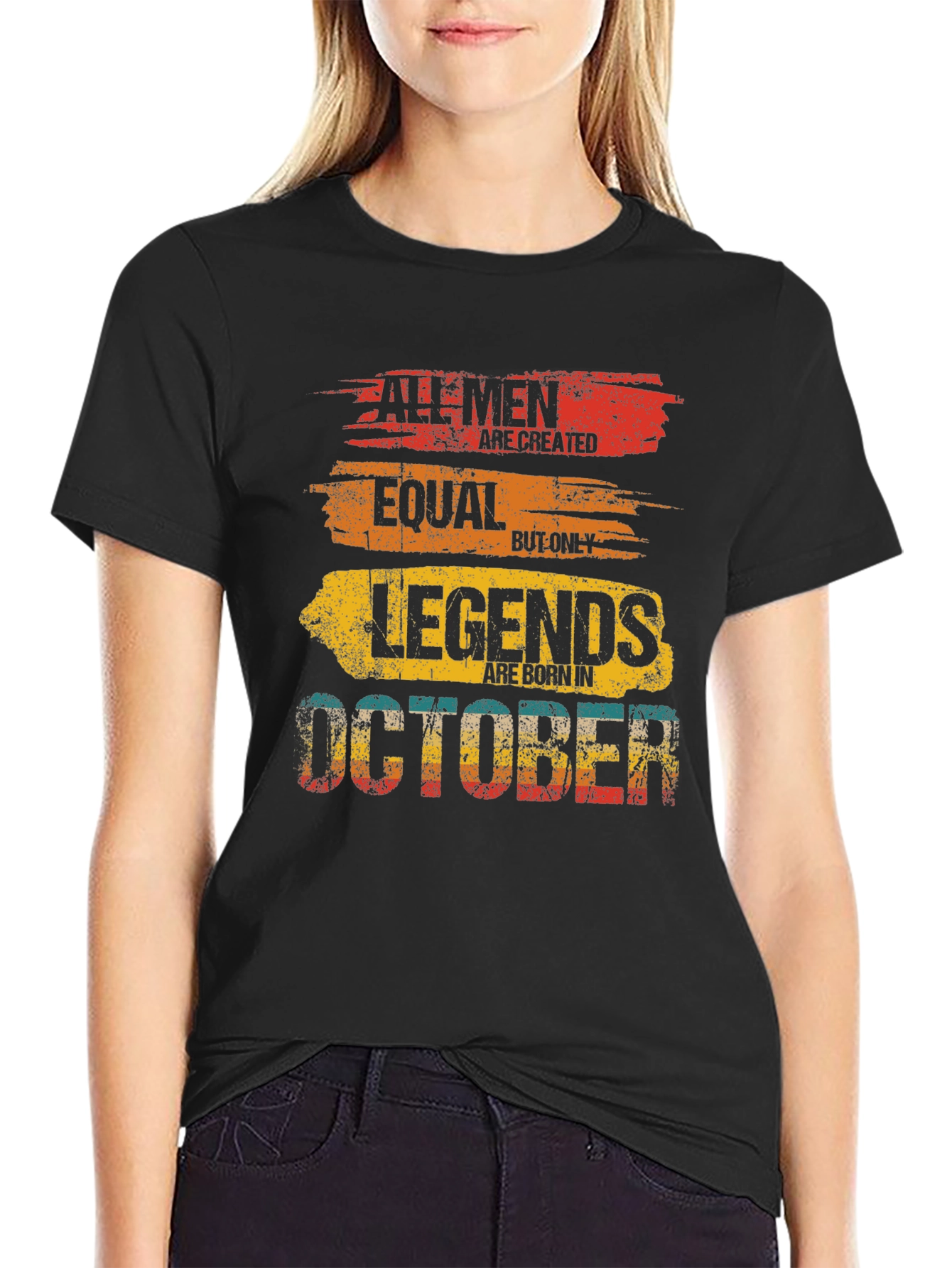 Legends Born in October Graphic T-Shirt
