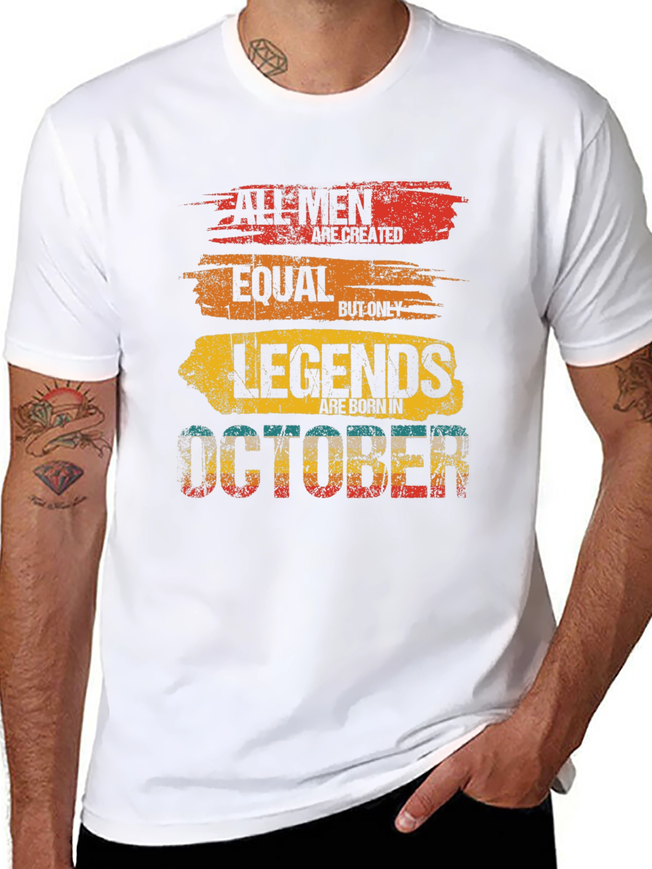 Legends Born in October Graphic T-Shirt