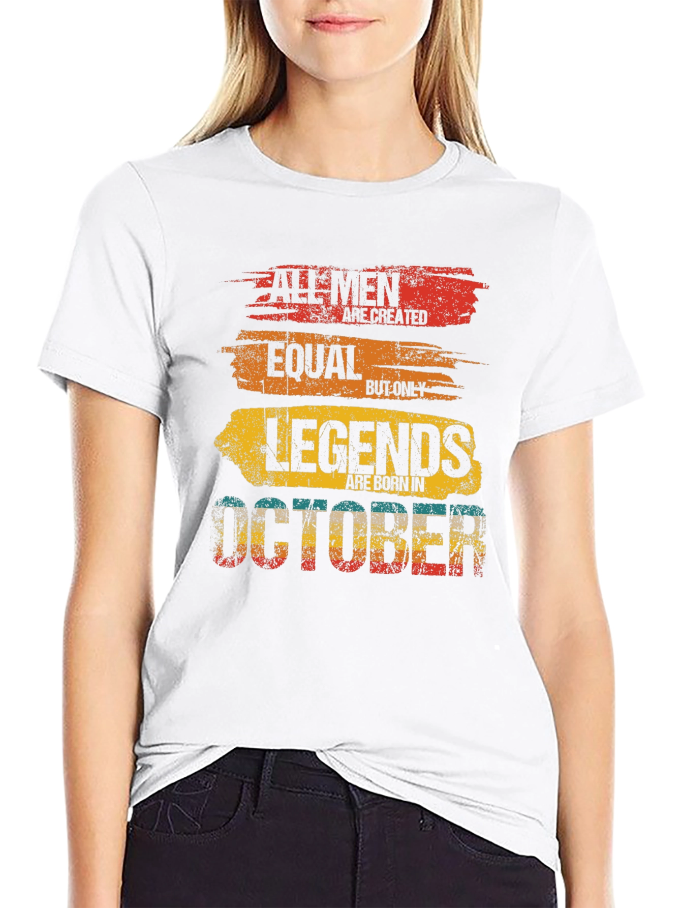 Legends Born in October Graphic T-Shirt