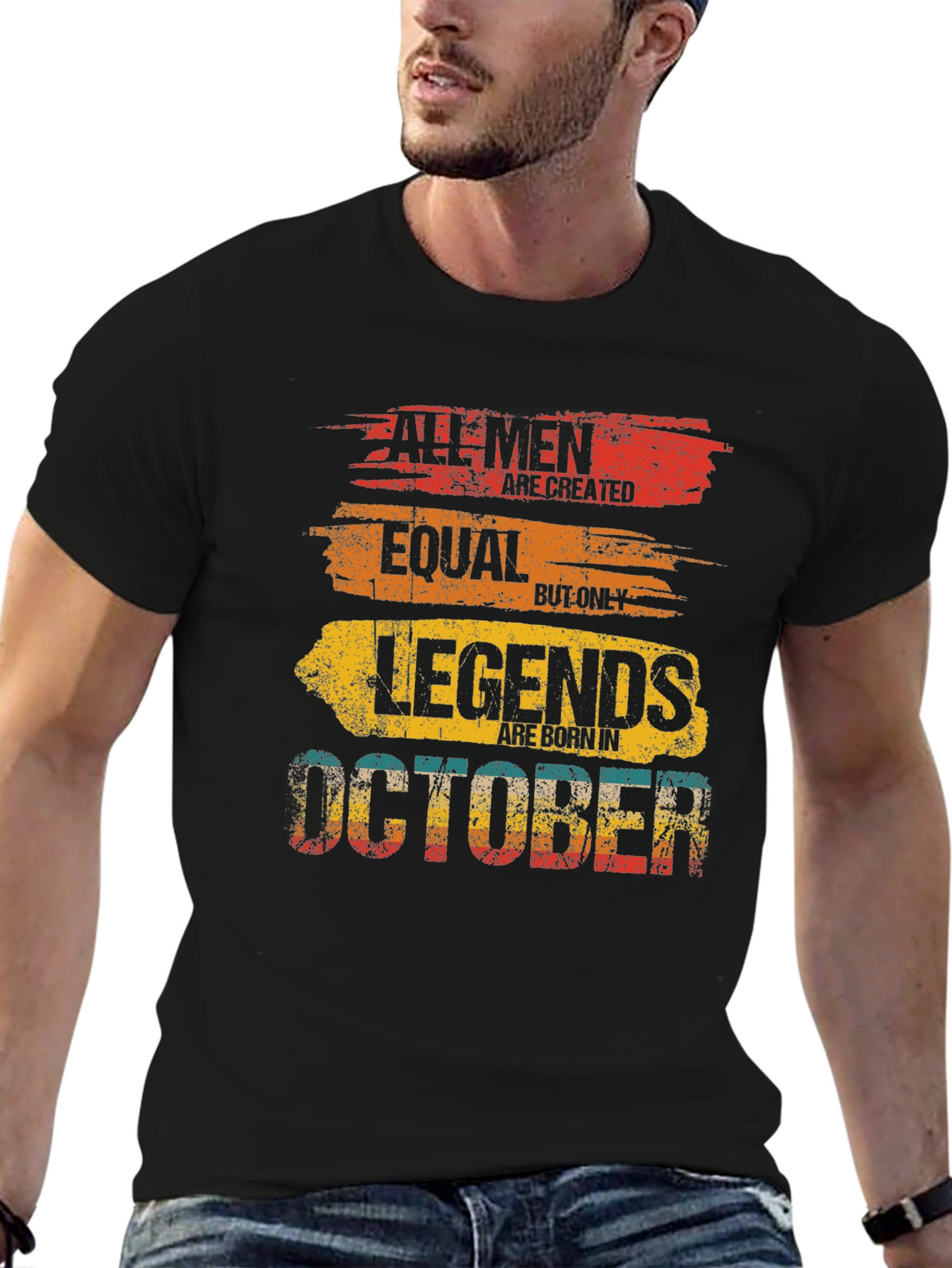 Legends Born in October Graphic T-Shirt
