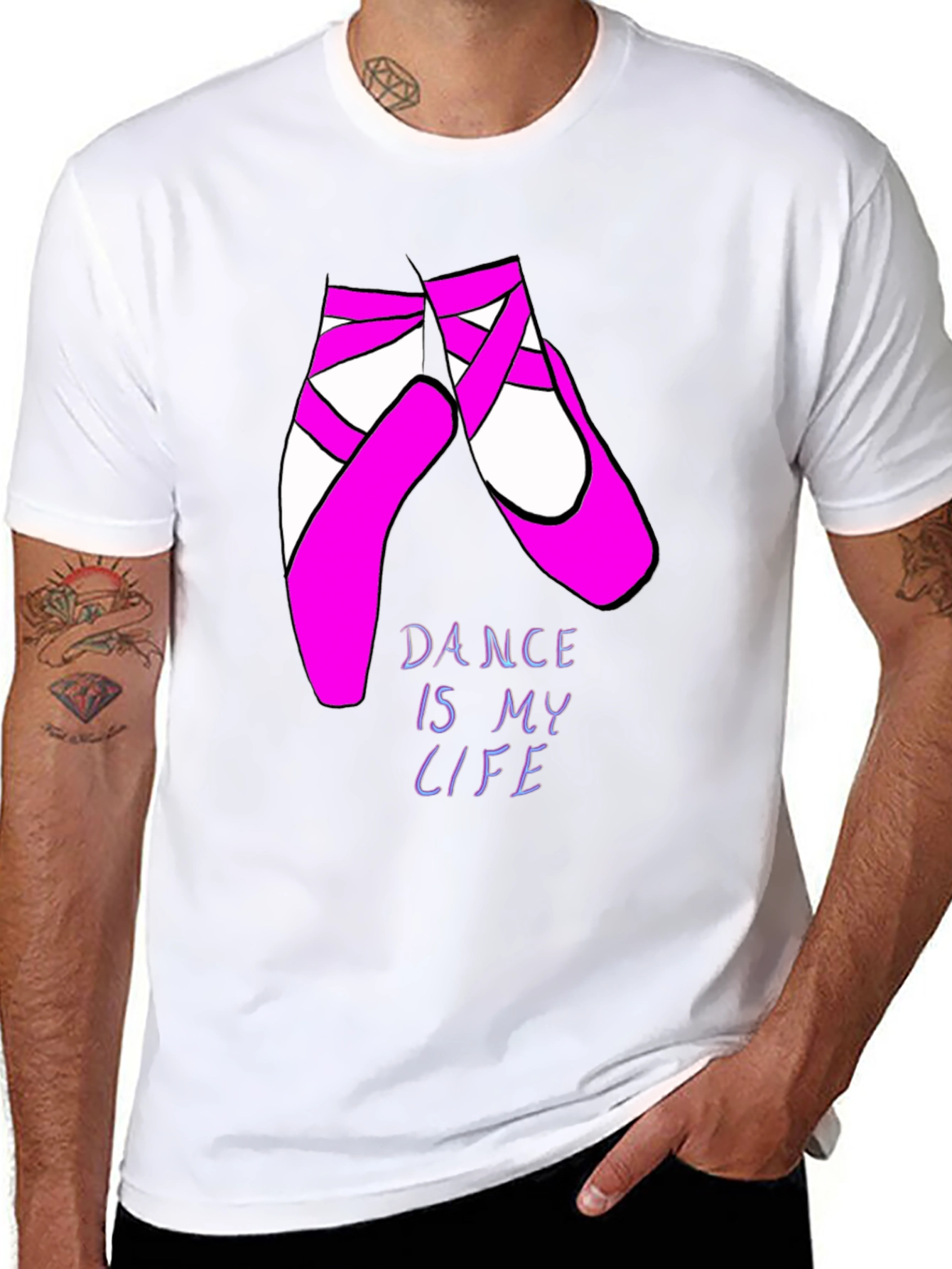 Dance Is My Life Ballet Shoes T-Shirt