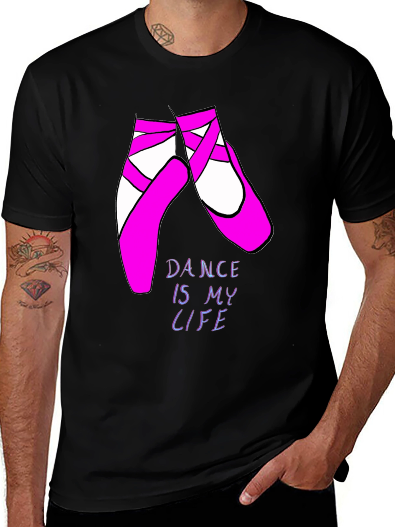 Dance Is My Life Ballet Shoes T-Shirt