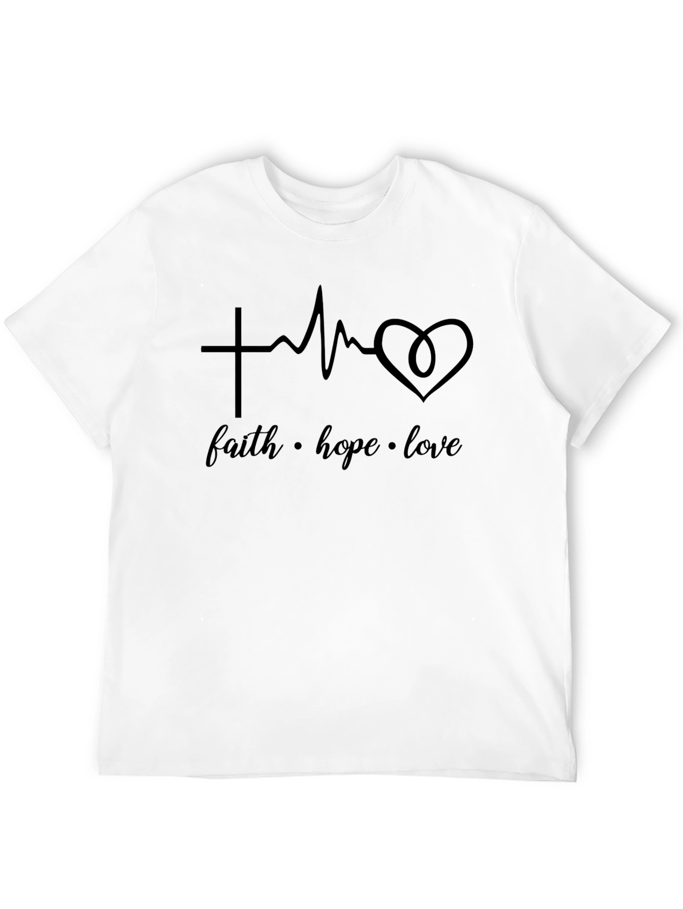 Faith Hope Love Graphic Tee - Unisex
