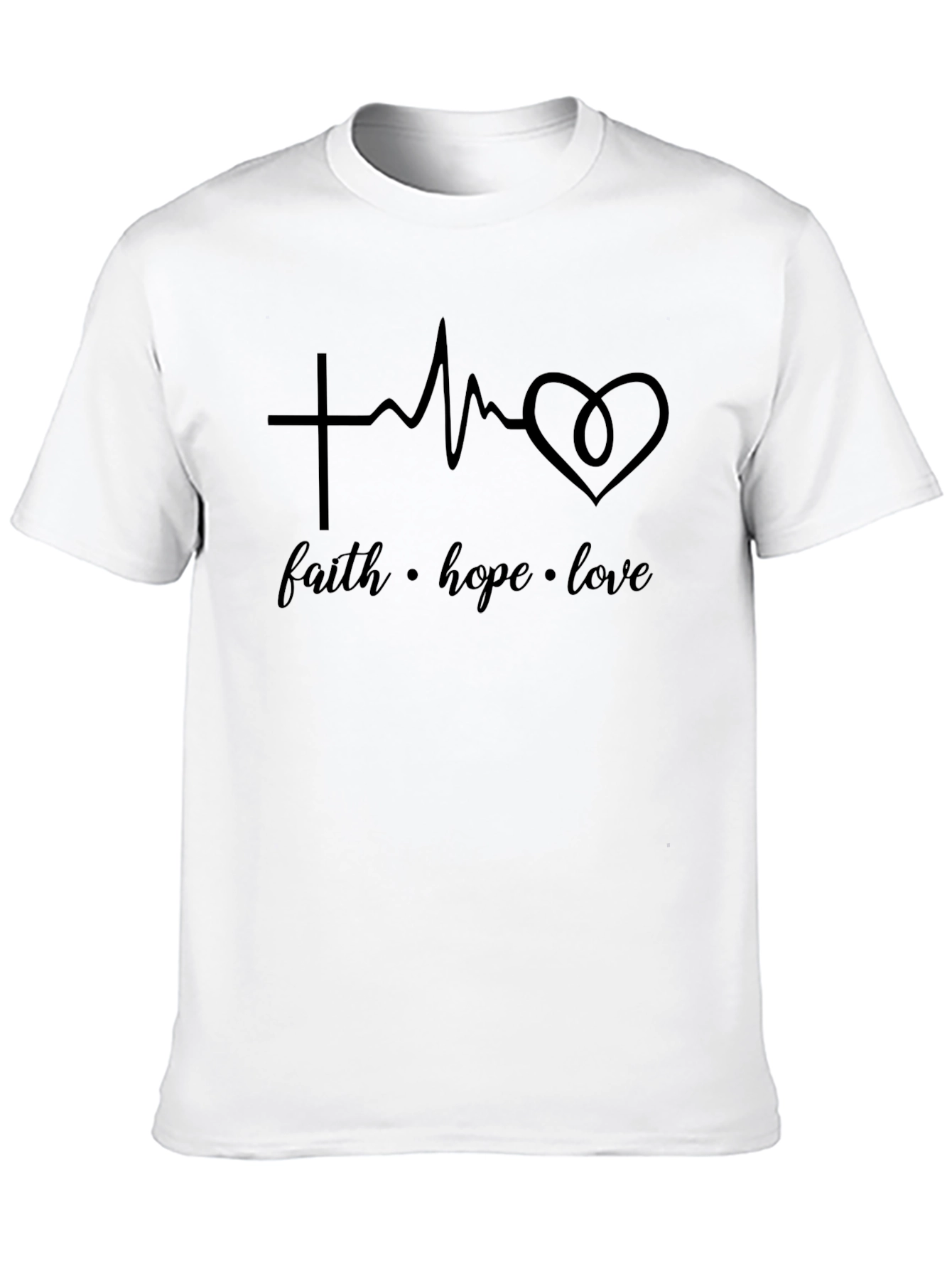 Faith Hope Love Graphic Tee - Unisex