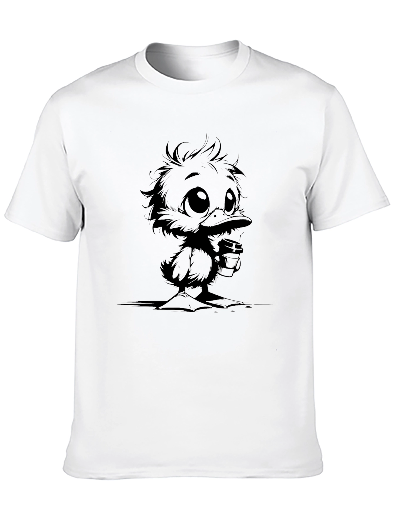 Duckling Coffee Black T-Shirt - Stylish & Unique