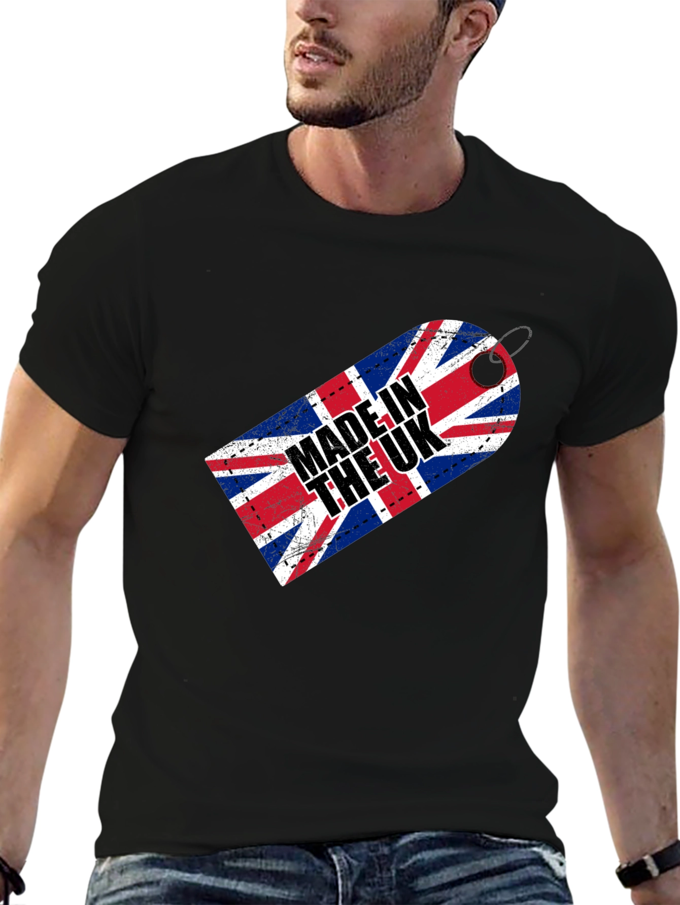 Made in the UK Flag Graphic Tee