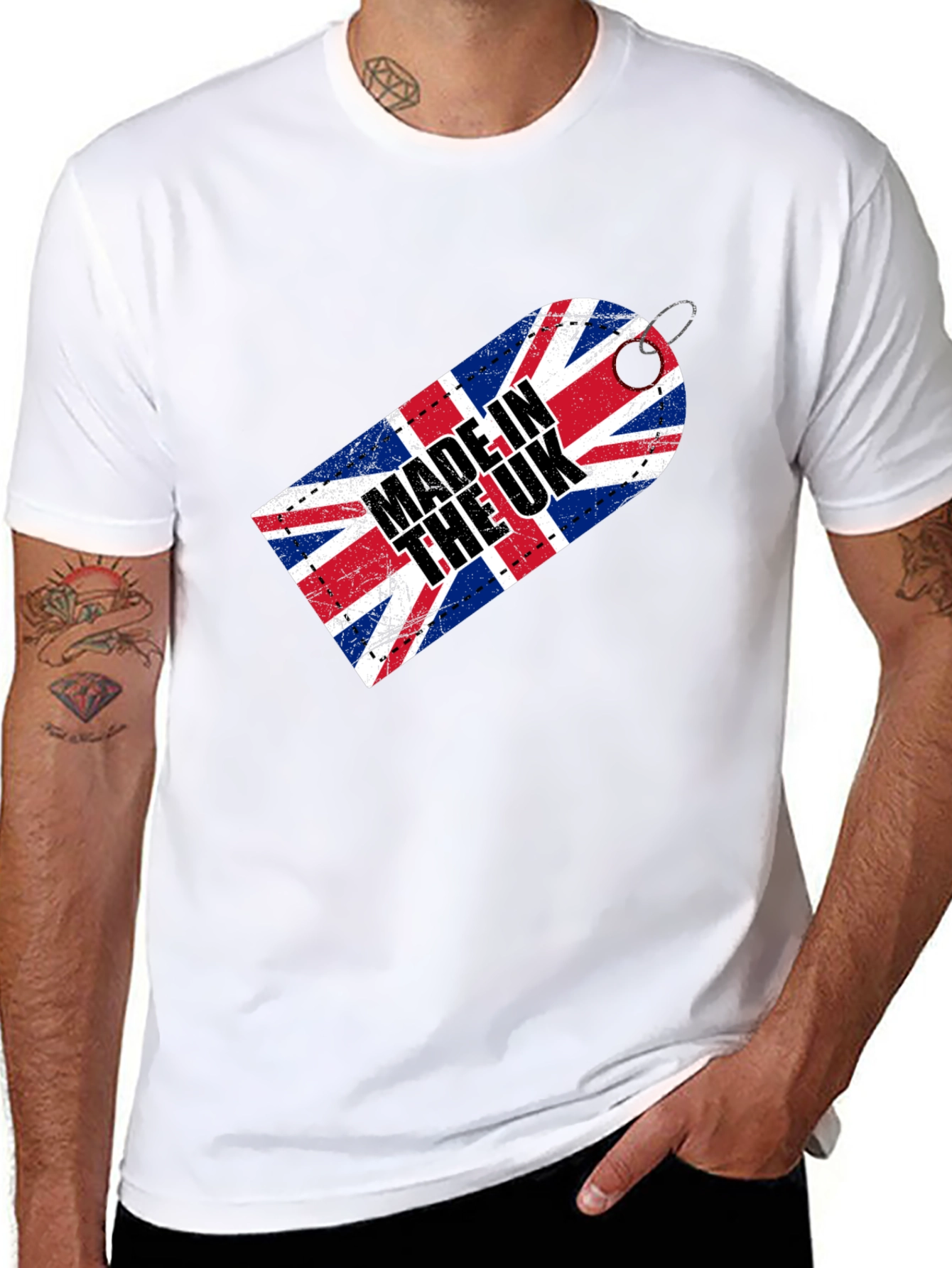 Made in the UK Flag Graphic Tee