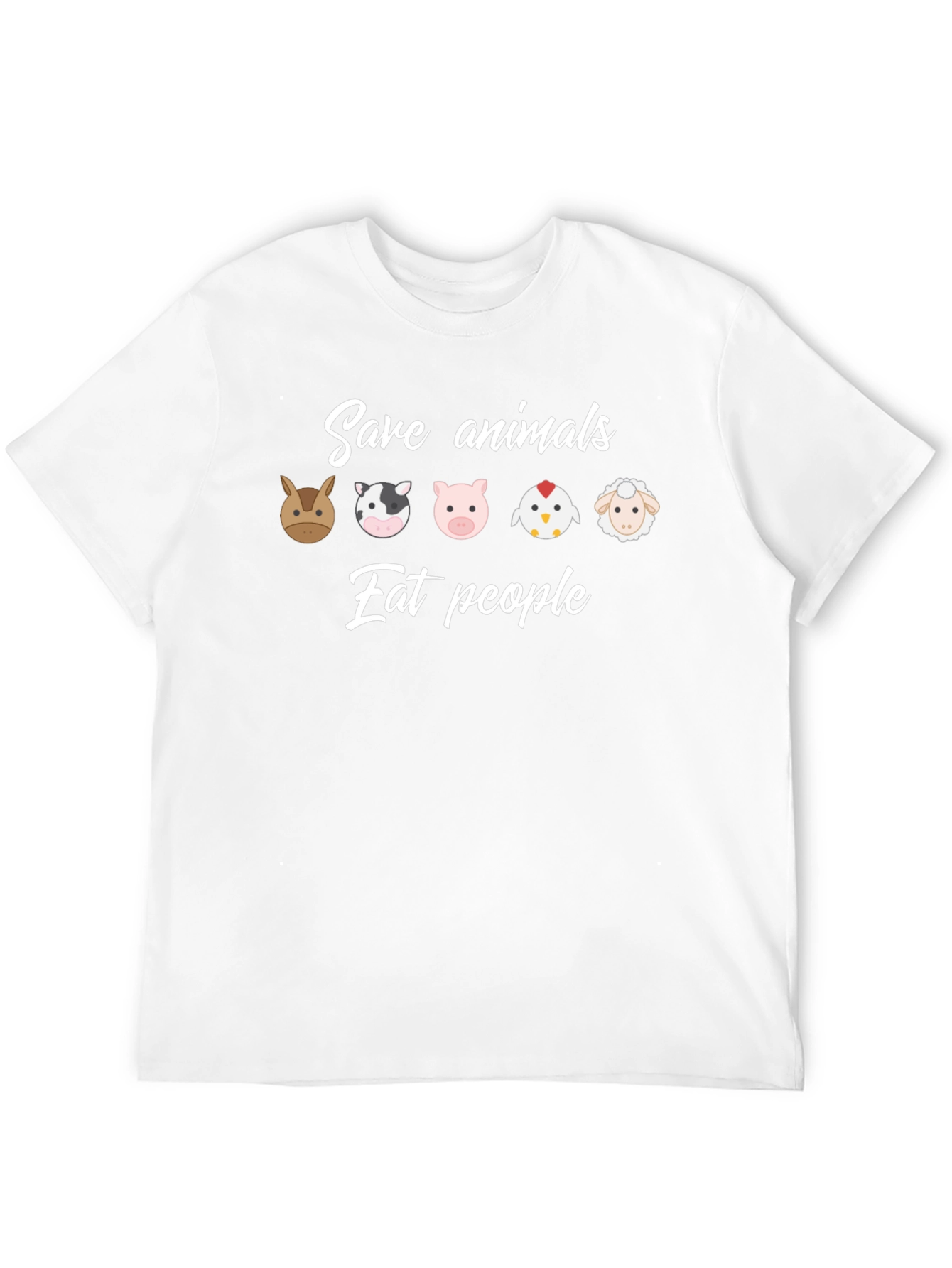 Save Animals Eat People Graphic T-Shirt