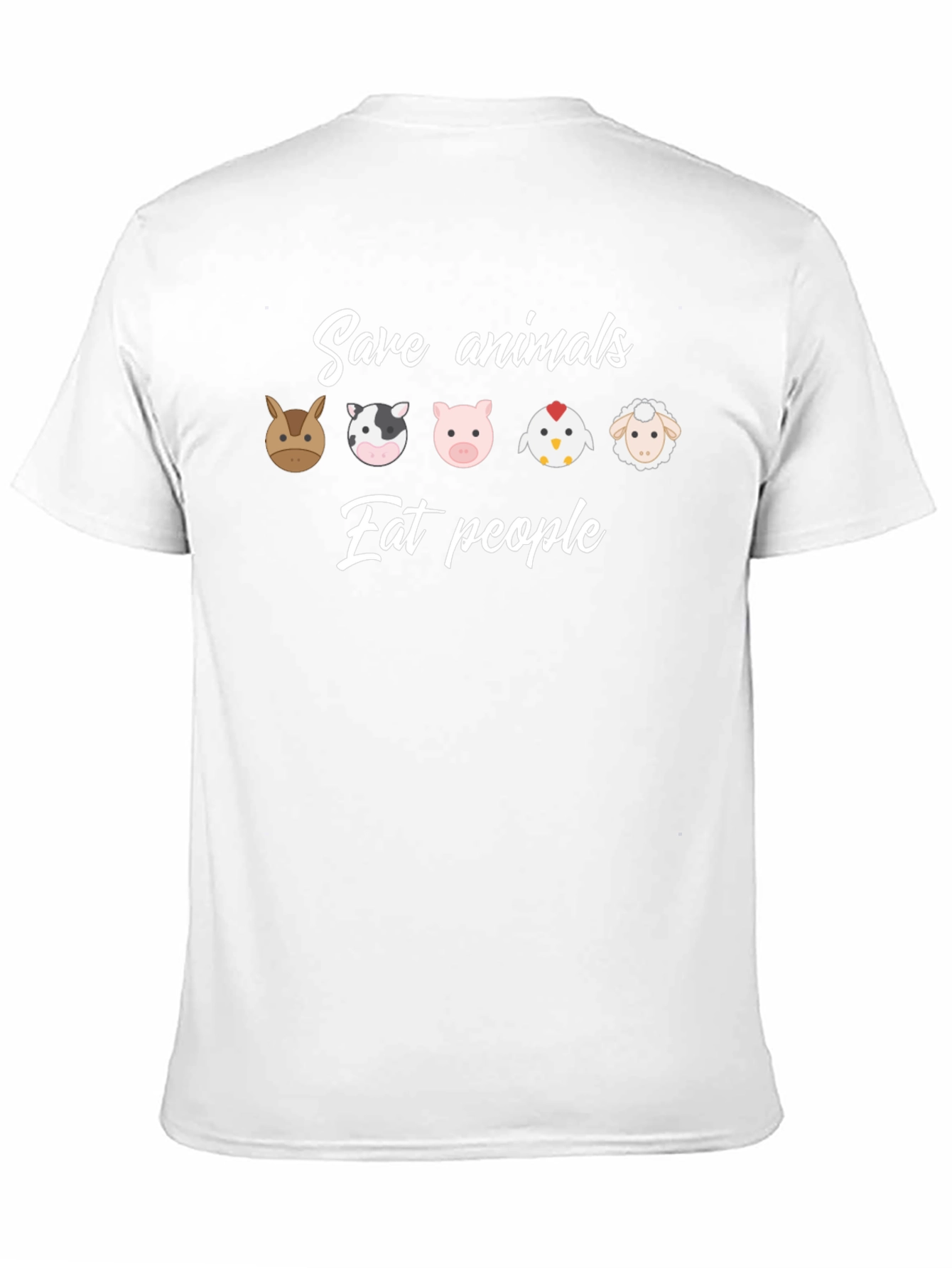 Save Animals Eat People Graphic T-Shirt
