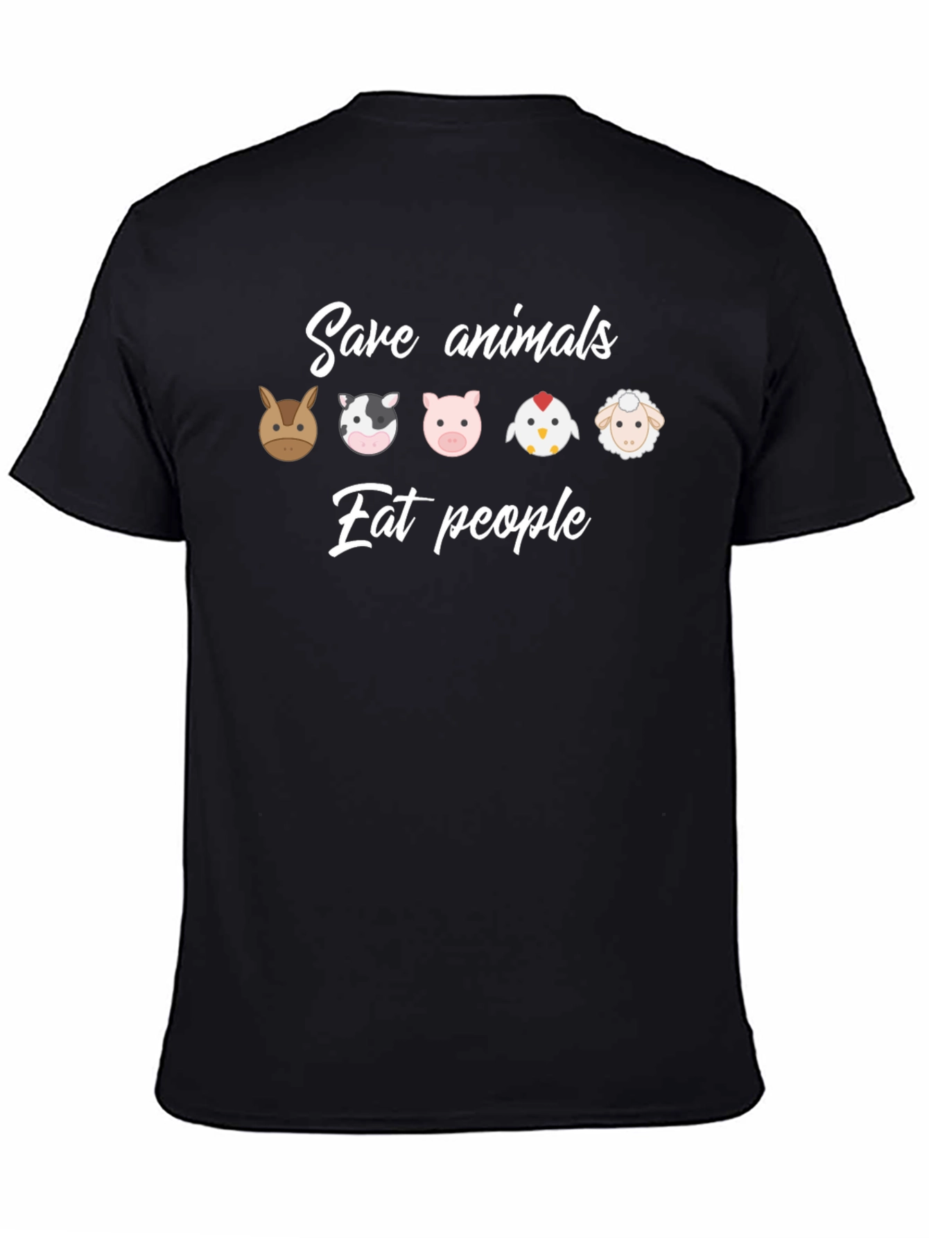 Save Animals Eat People Graphic T-Shirt