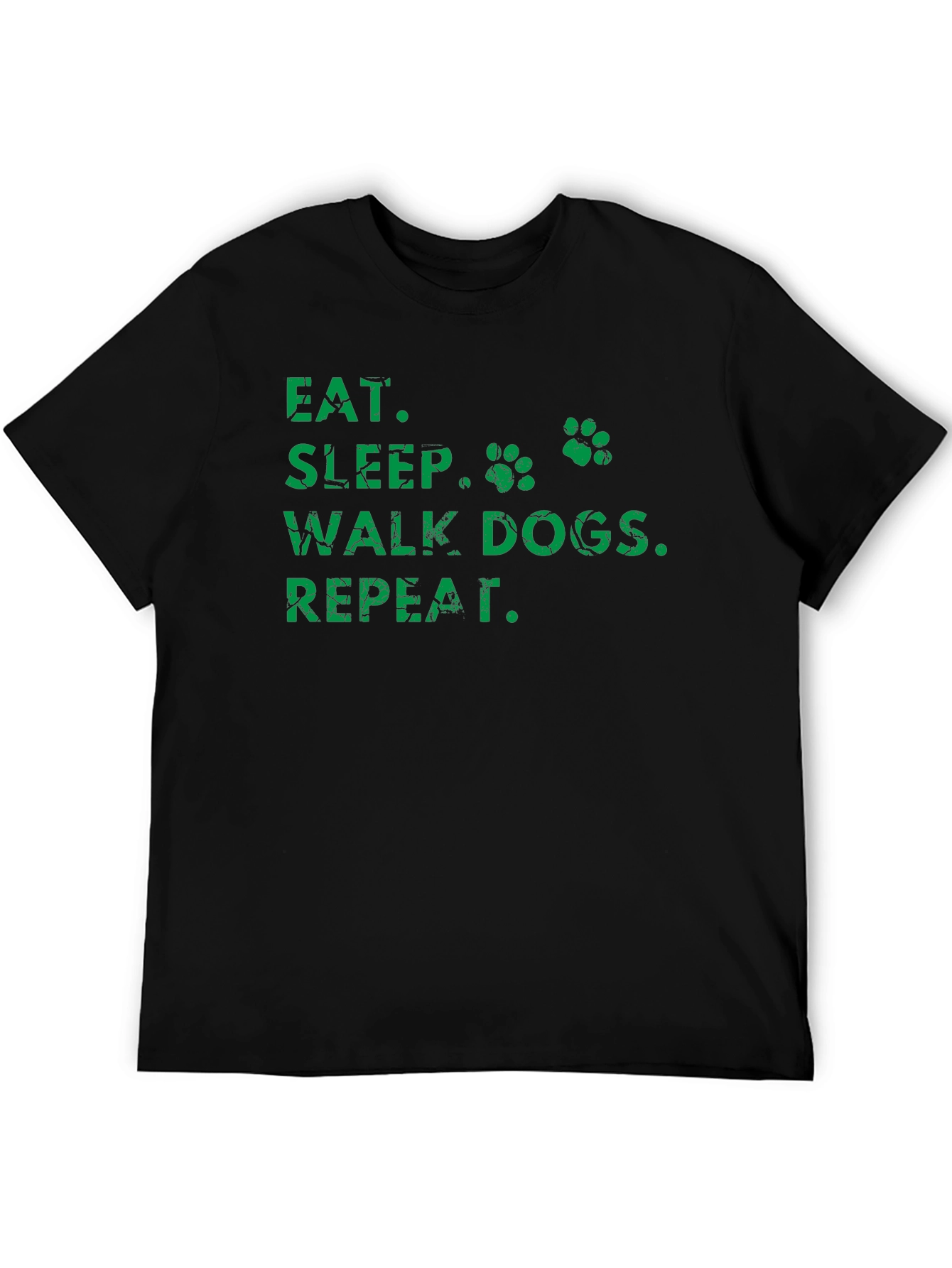 Eat Sleep Walk Dogs Repeat T-Shirt