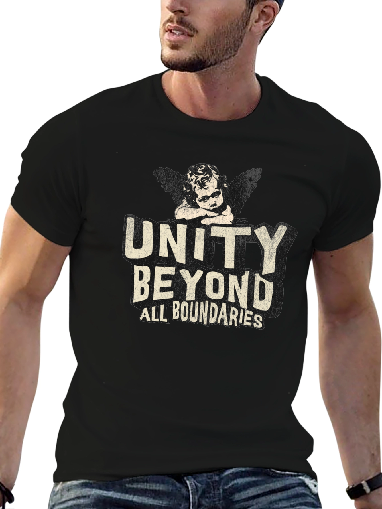 Unity Beyond Boundaries Graphic Tee - Black