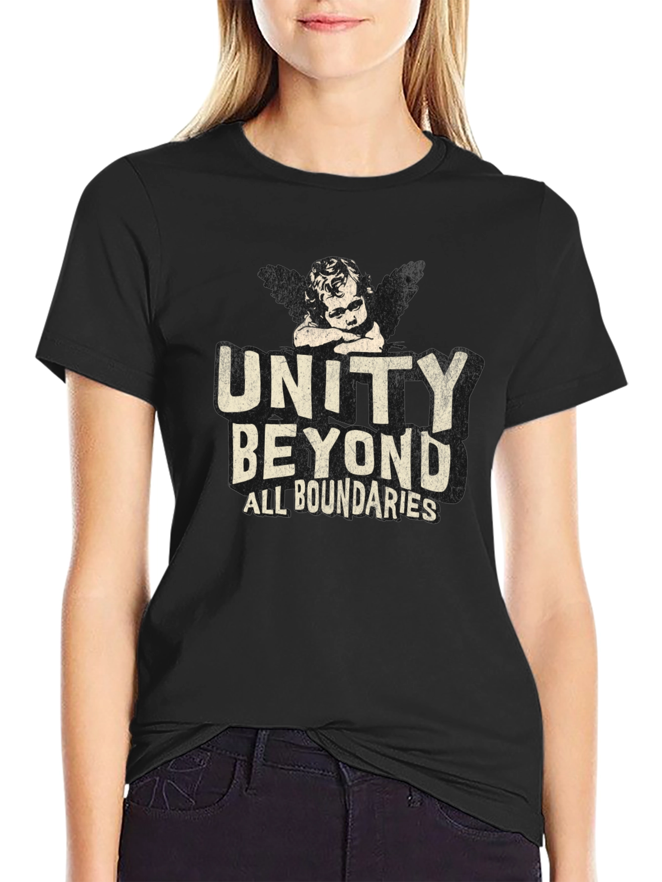 Unity Beyond Boundaries Graphic Tee - Black