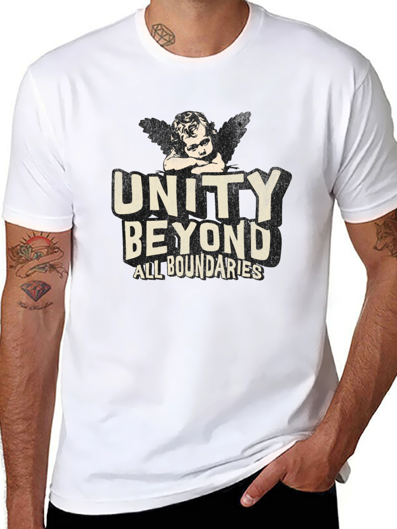 Unity Beyond Boundaries Graphic Tee - Black