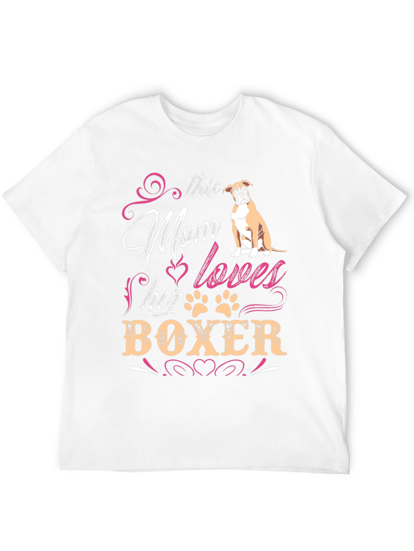 Boxer Dog Mom T-Shirt - Dog Lover Gift