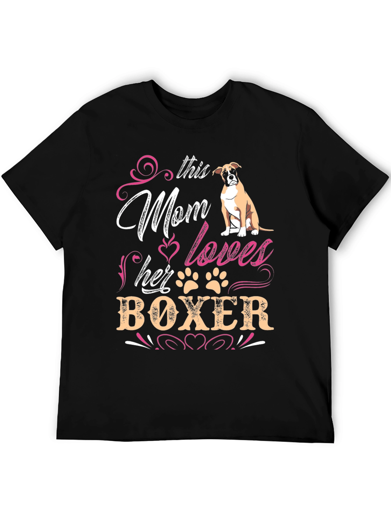 Boxer Dog Mom T-Shirt - Dog Lover Gift