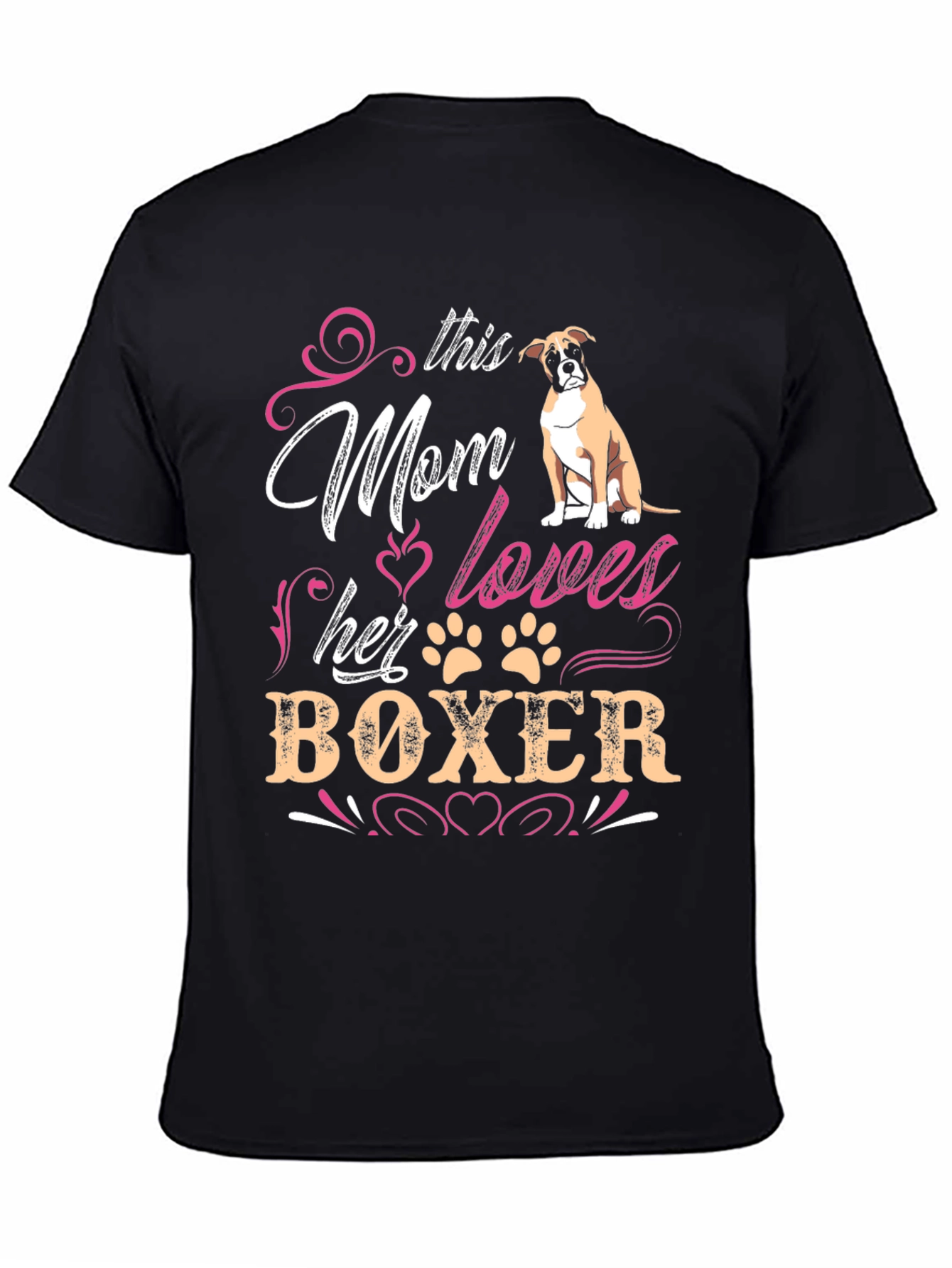 Boxer Dog Mom T-Shirt - Dog Lover Gift