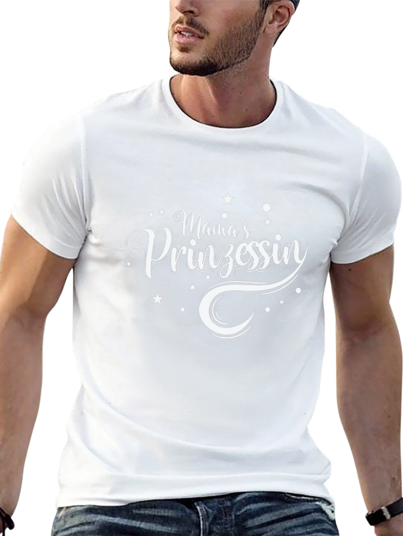 Mamas Prinzessin T-Shirt - Black Cotton Tee