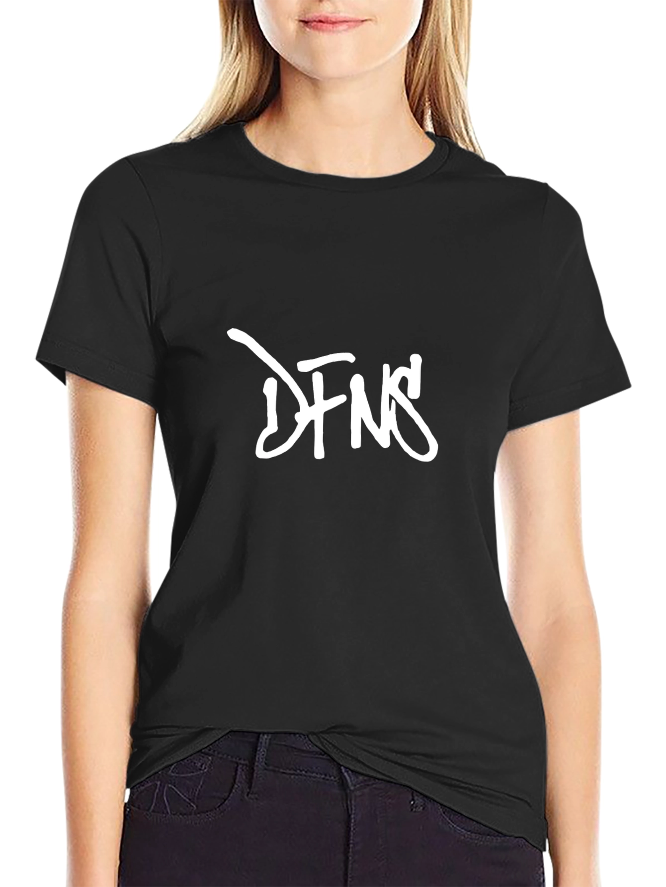 DFNS Graphic Print Black T-Shirt