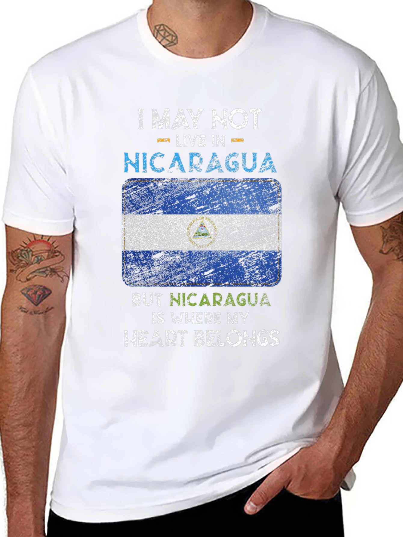 Nicaragua Heart T-Shirt