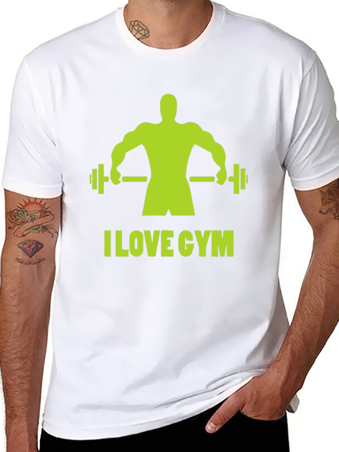 I Love Gym Graphic T-Shirt