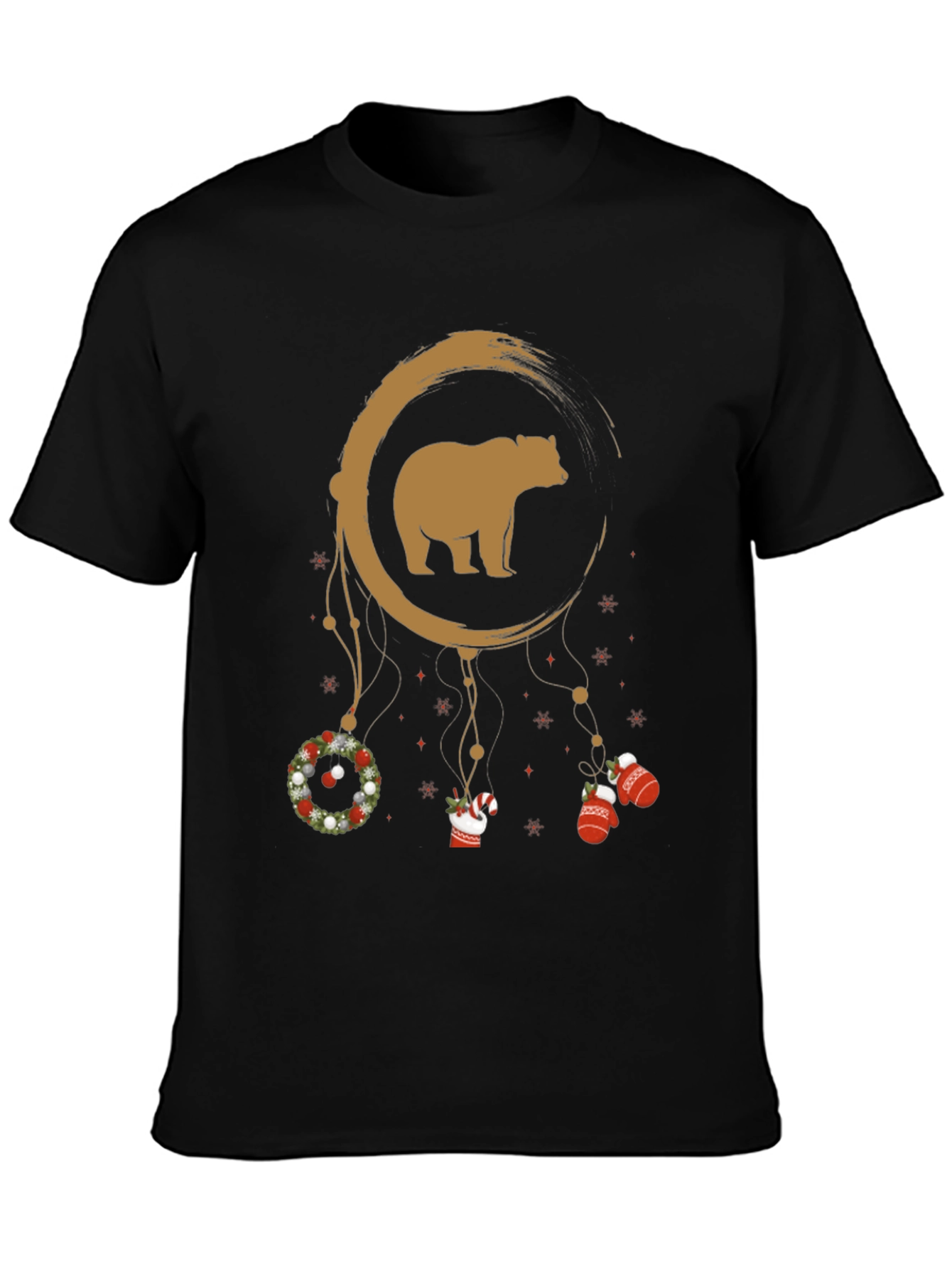 Bear Christmas Dreamcatcher Graphic Tee