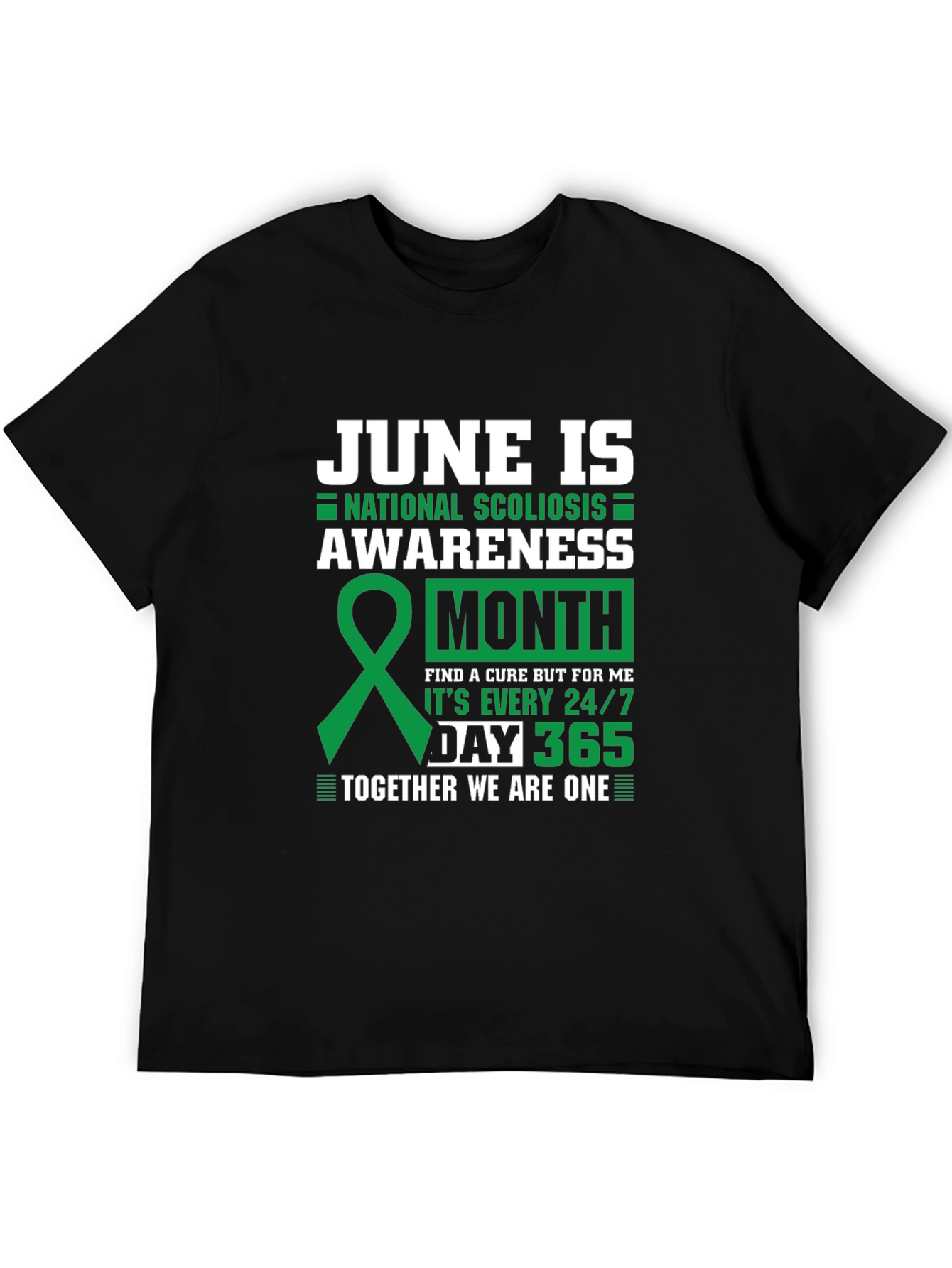 Scoliosis Awareness T-Shirt - June is Scoliosis Awareness Month